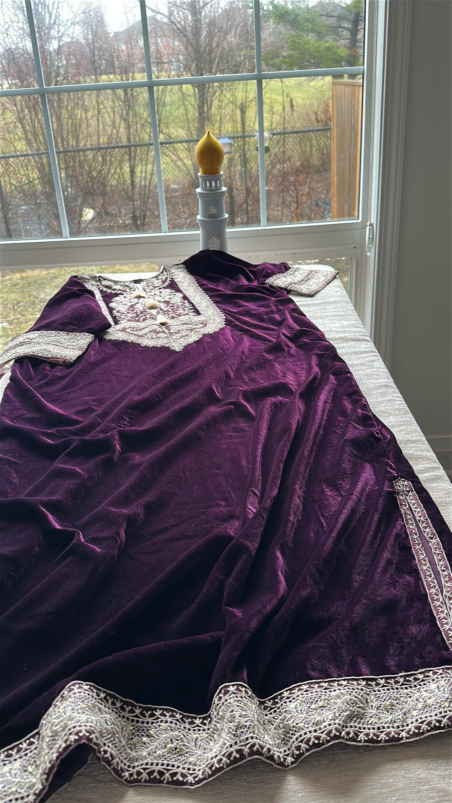 Mulberry Plum Kaftan – Velvet Evening Grace