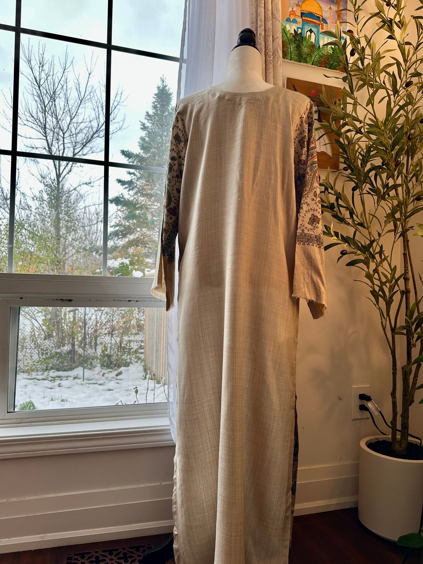 Bagh-e-Kalam – Kalamkari Shawl Shirt