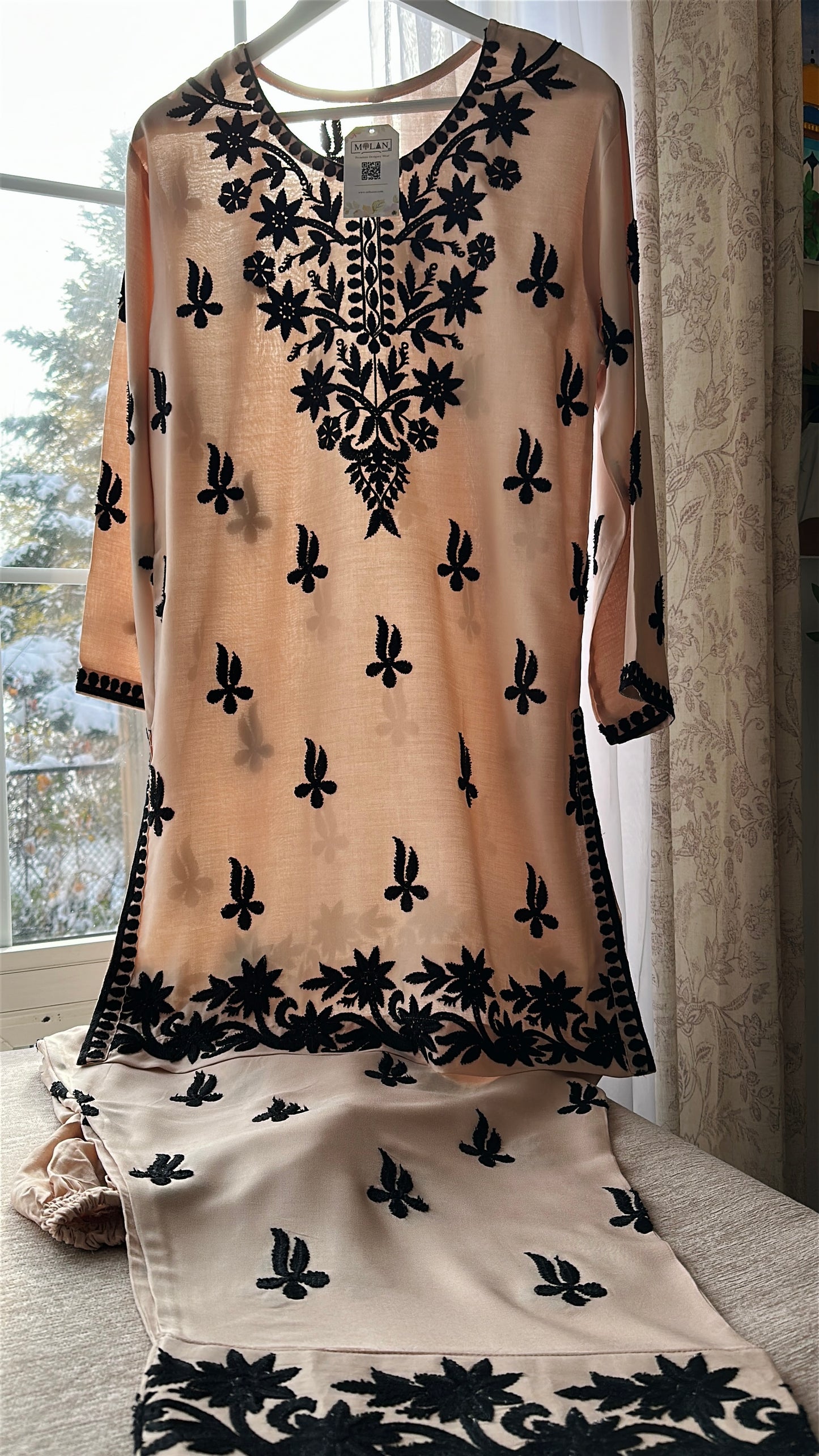 Zar-e-Chai - Farshi Shalwar Set