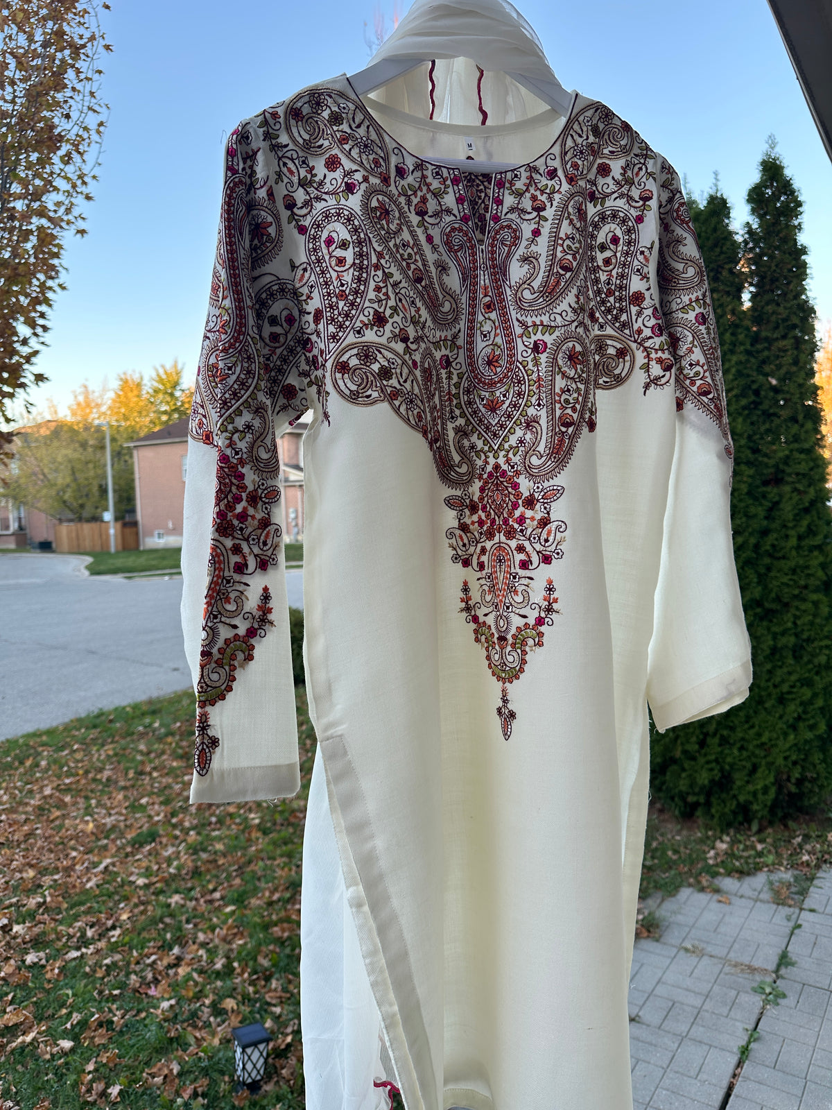 Ivory Meher / Pure Pashmina Kashmira — 3-Piece Set