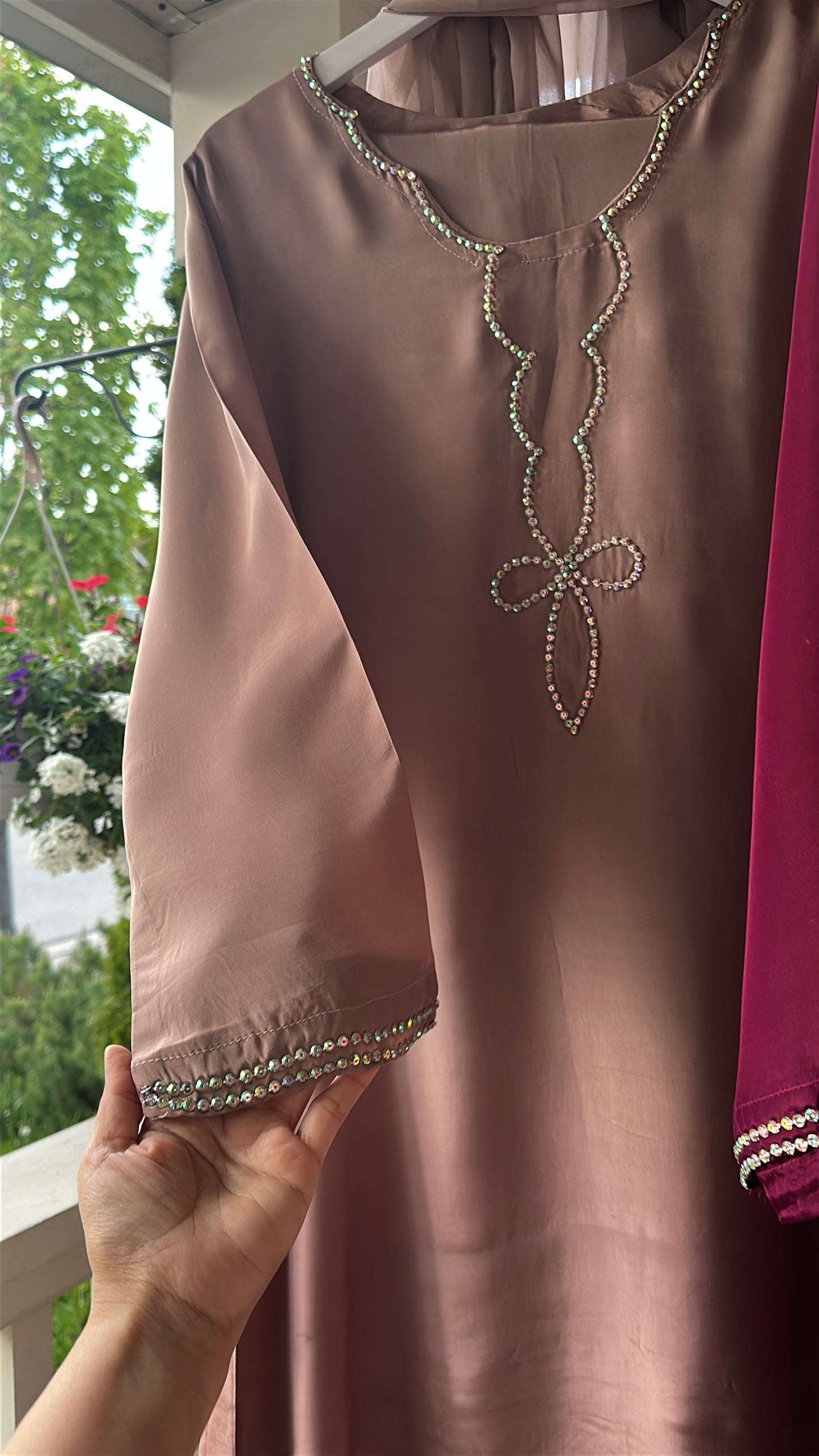 Rosé Veil Élan - kaftan set