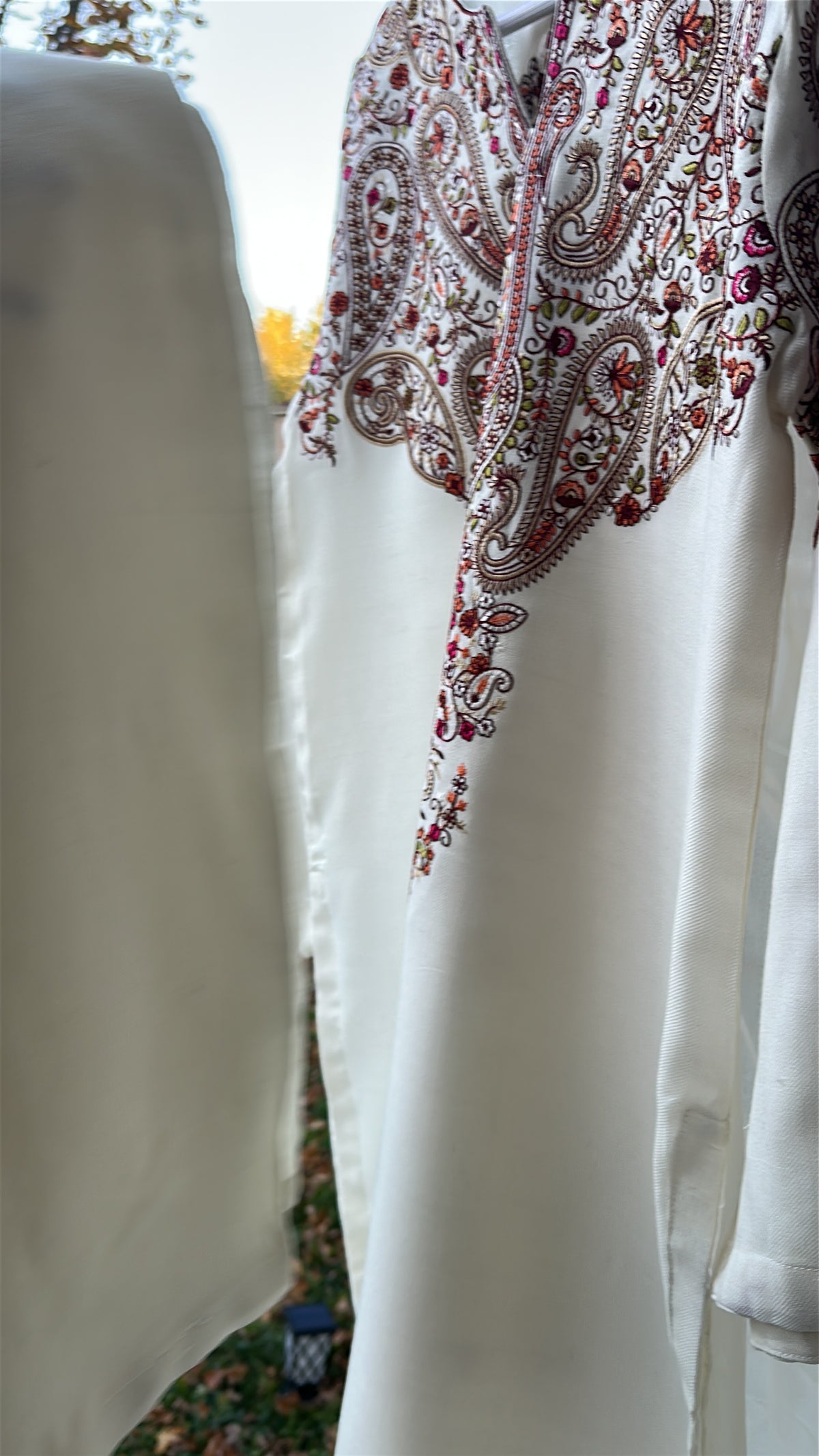 Ivory Meher / Pure Pashmina Kashmira — 3-Piece Set