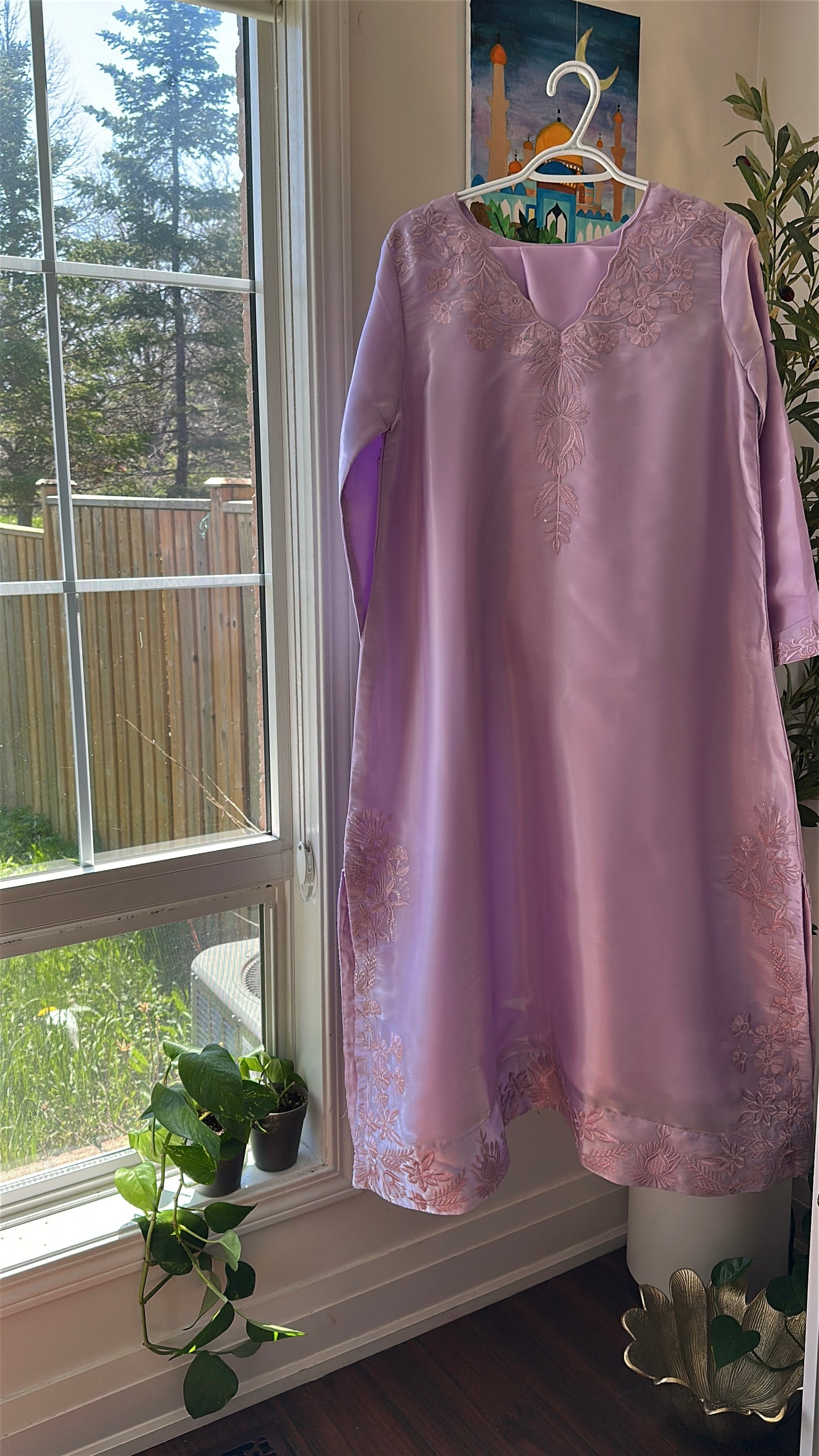Lavender Haze Élan – 2-Piece Kaftan Set