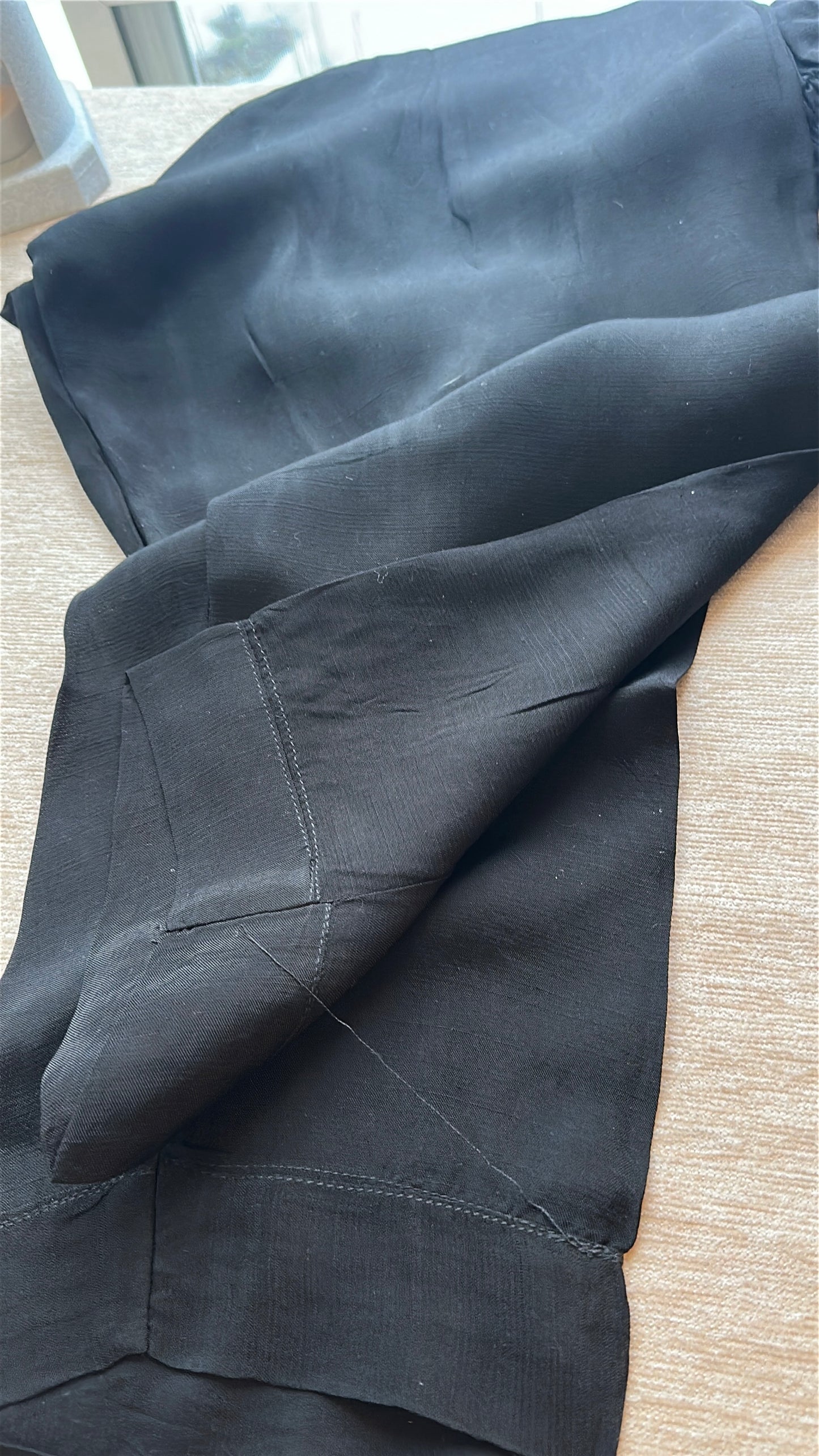 Noir Kashmira – Timeless Elegance in Raw Silk