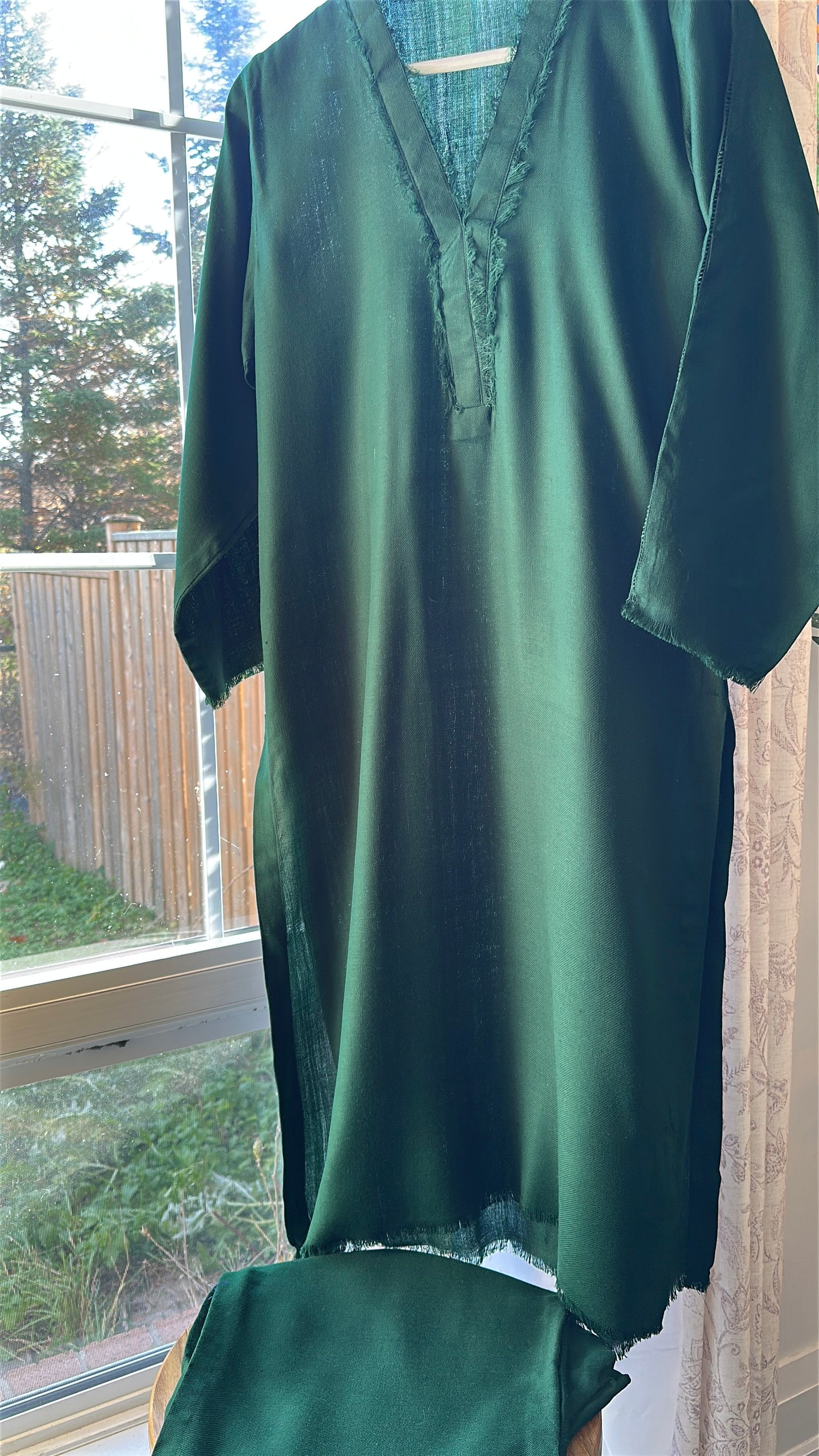 Emerald Haze – Pashmina Cord Set