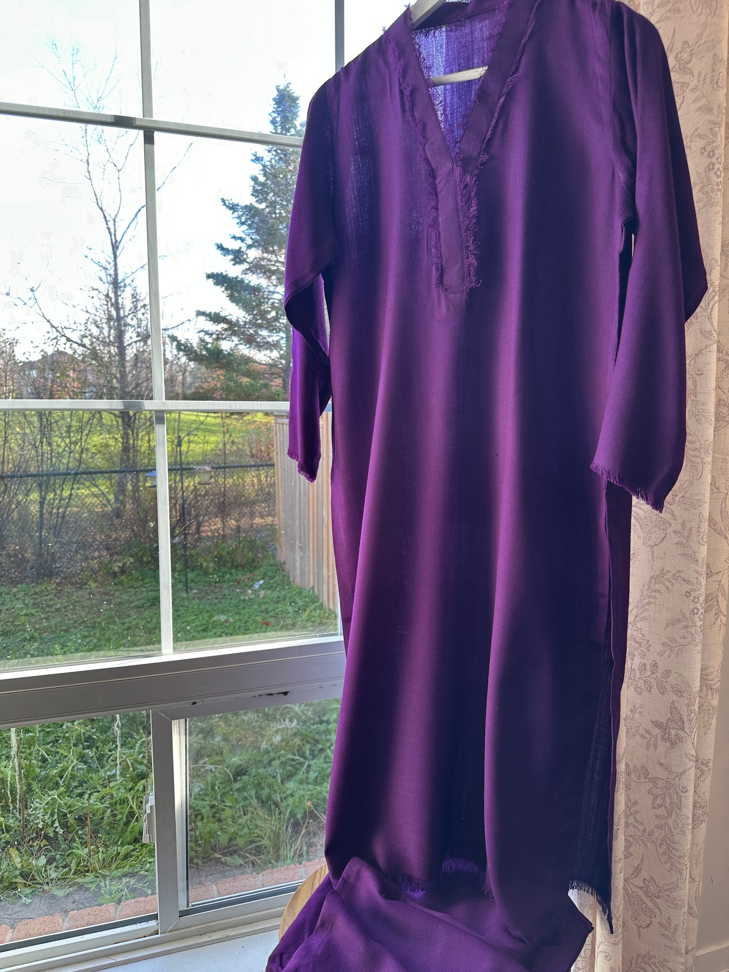 Amethyst Whisper – Pashmina Cord Set (Purple)