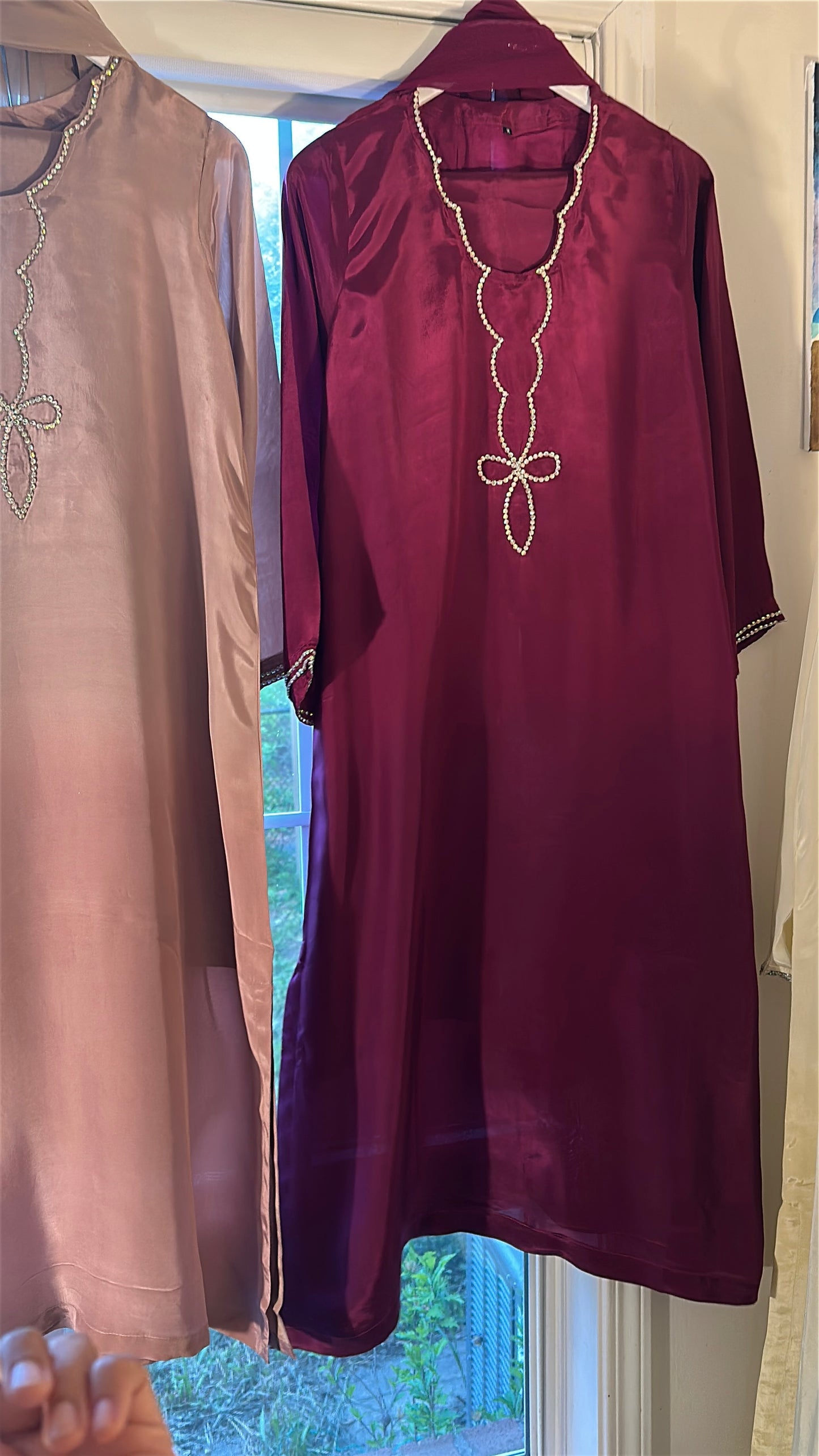 Mulberry Flame Élan - Kaftan set