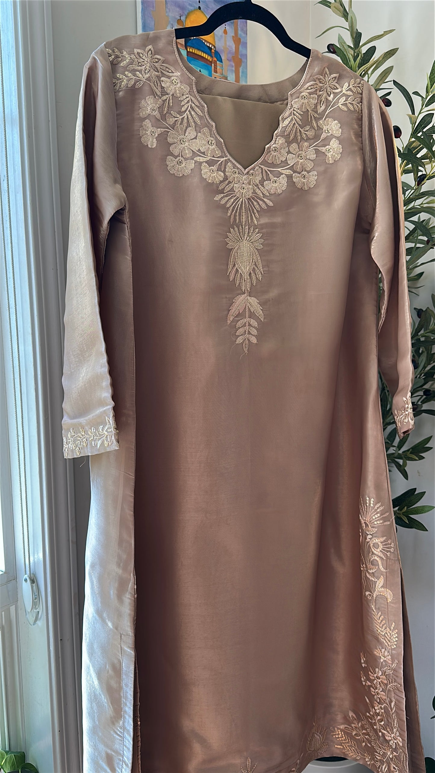 Desert Glow Élan – 2-Piece Kaftan Set