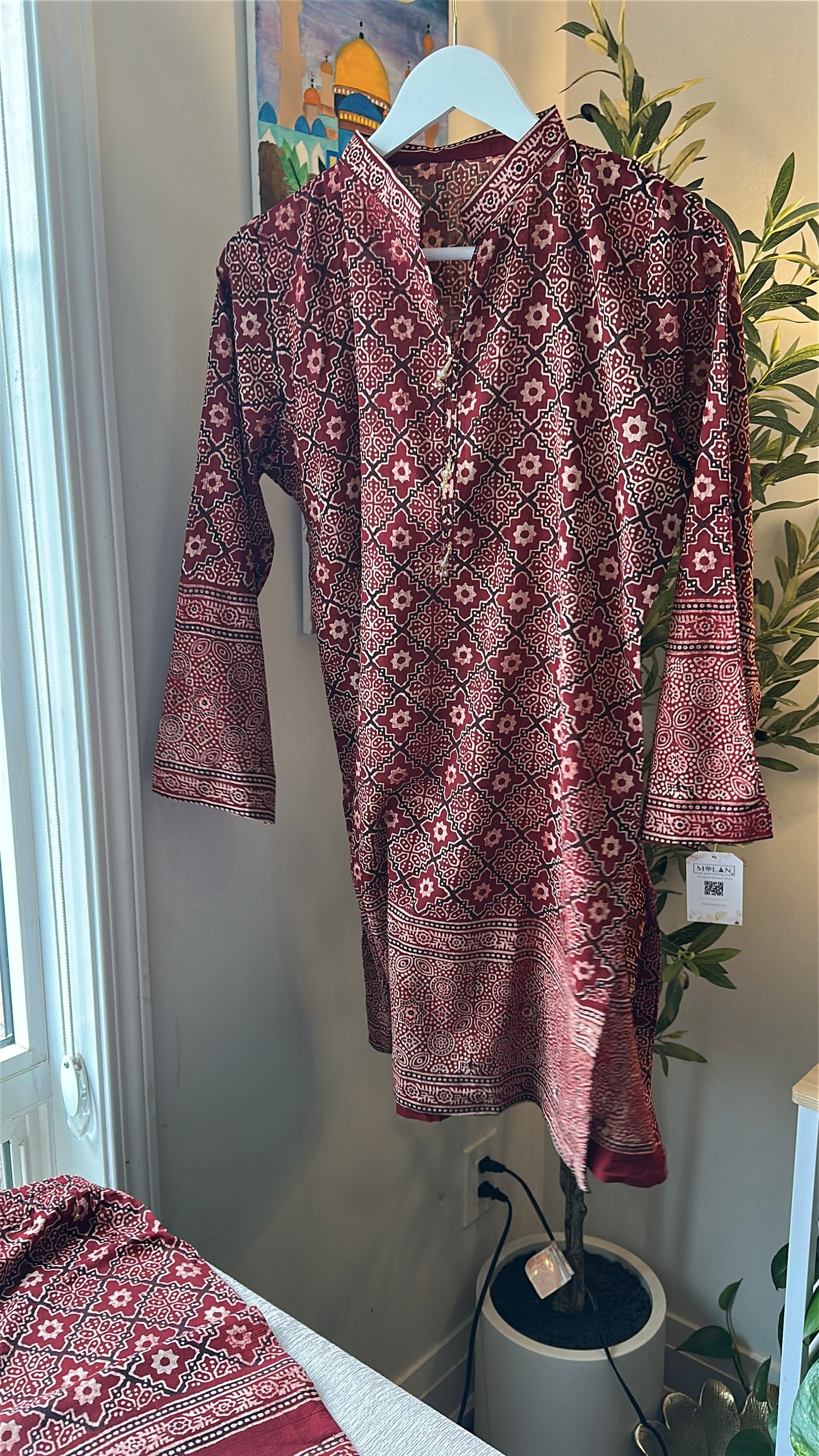Indus Bloom Co-ord – Ajrak Heritage