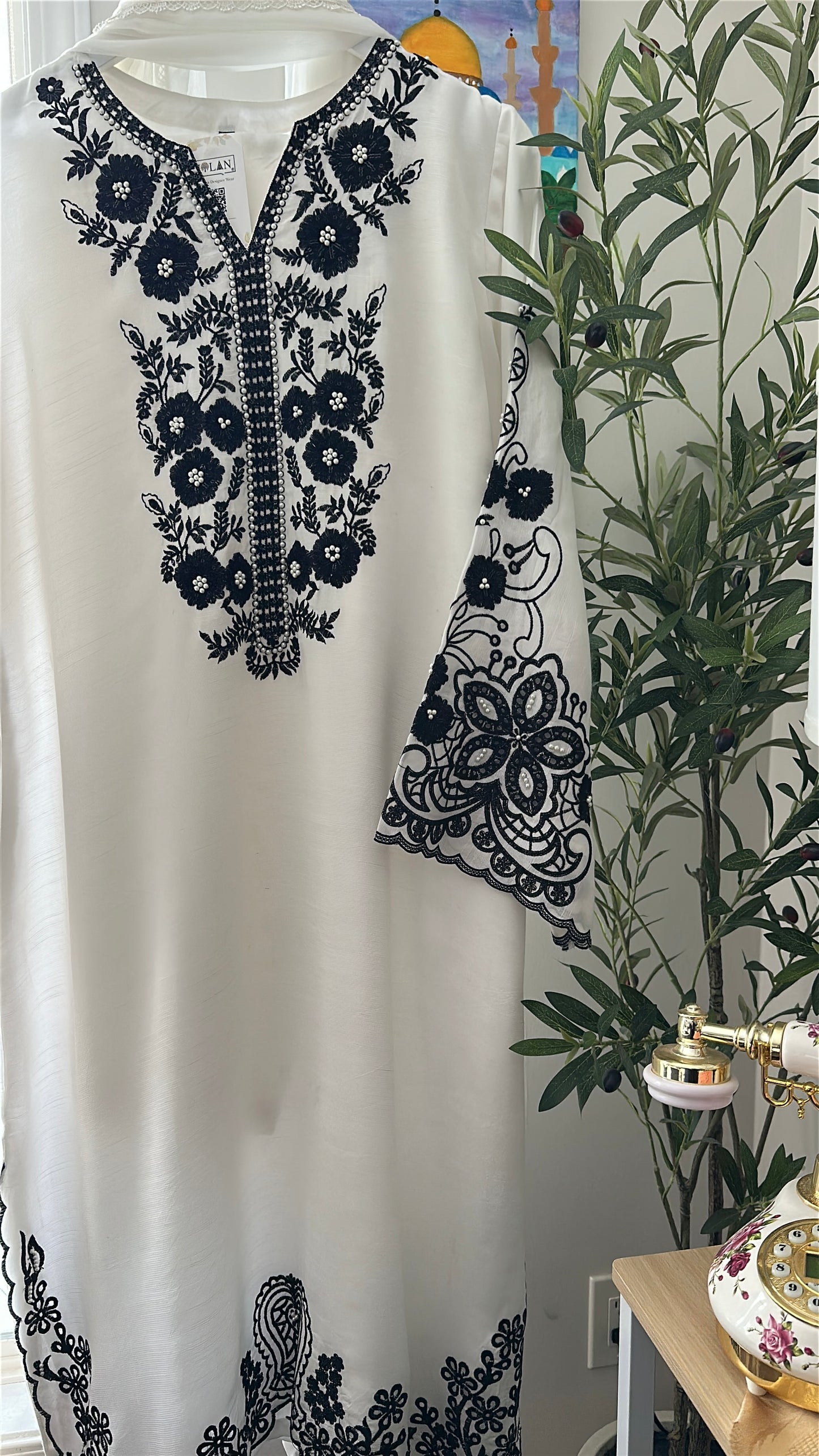 Pearl Melody – 3-Piece Kaftan Set