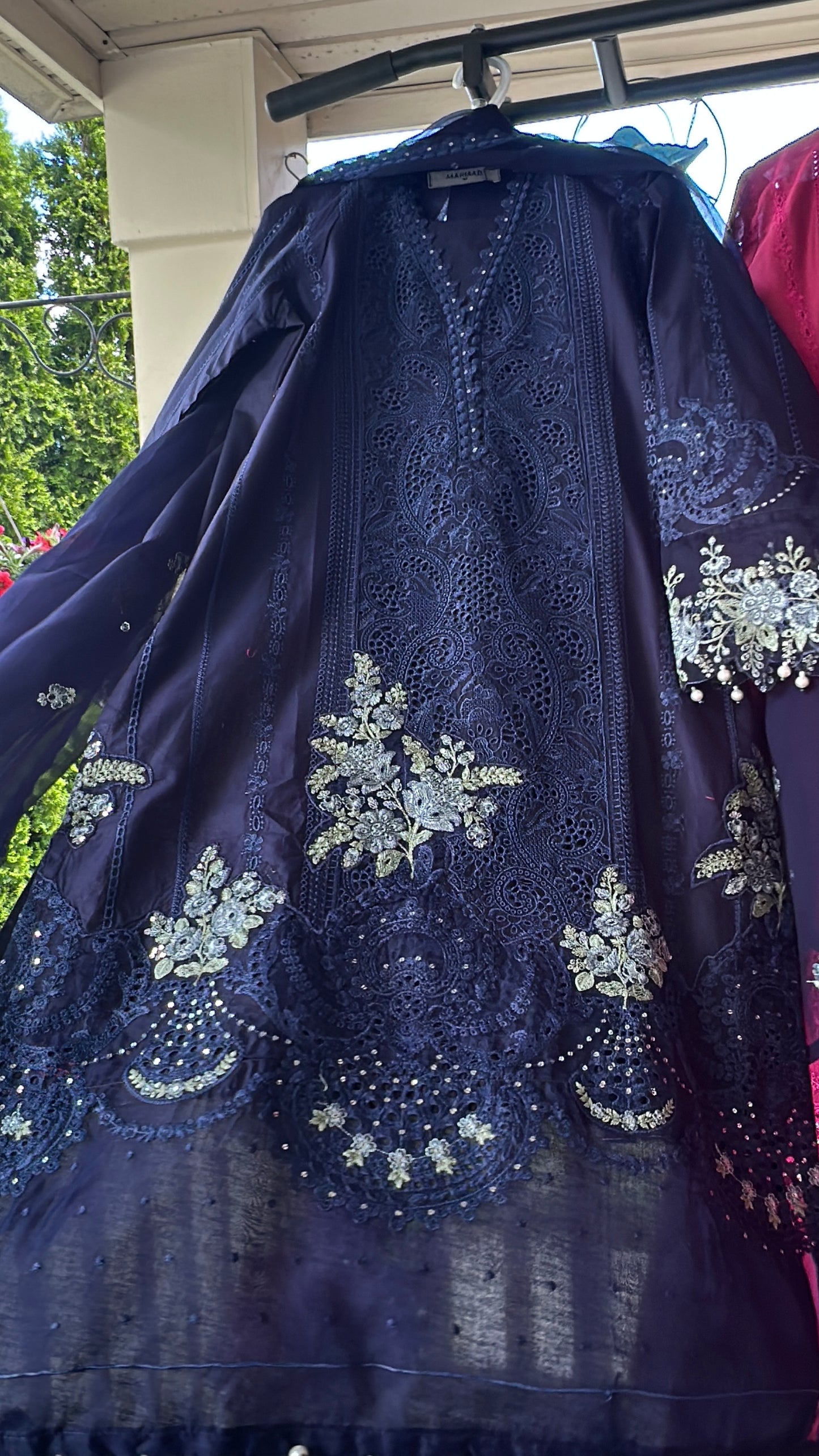 Midnight Noor — Chikan Kari Luxe Collection