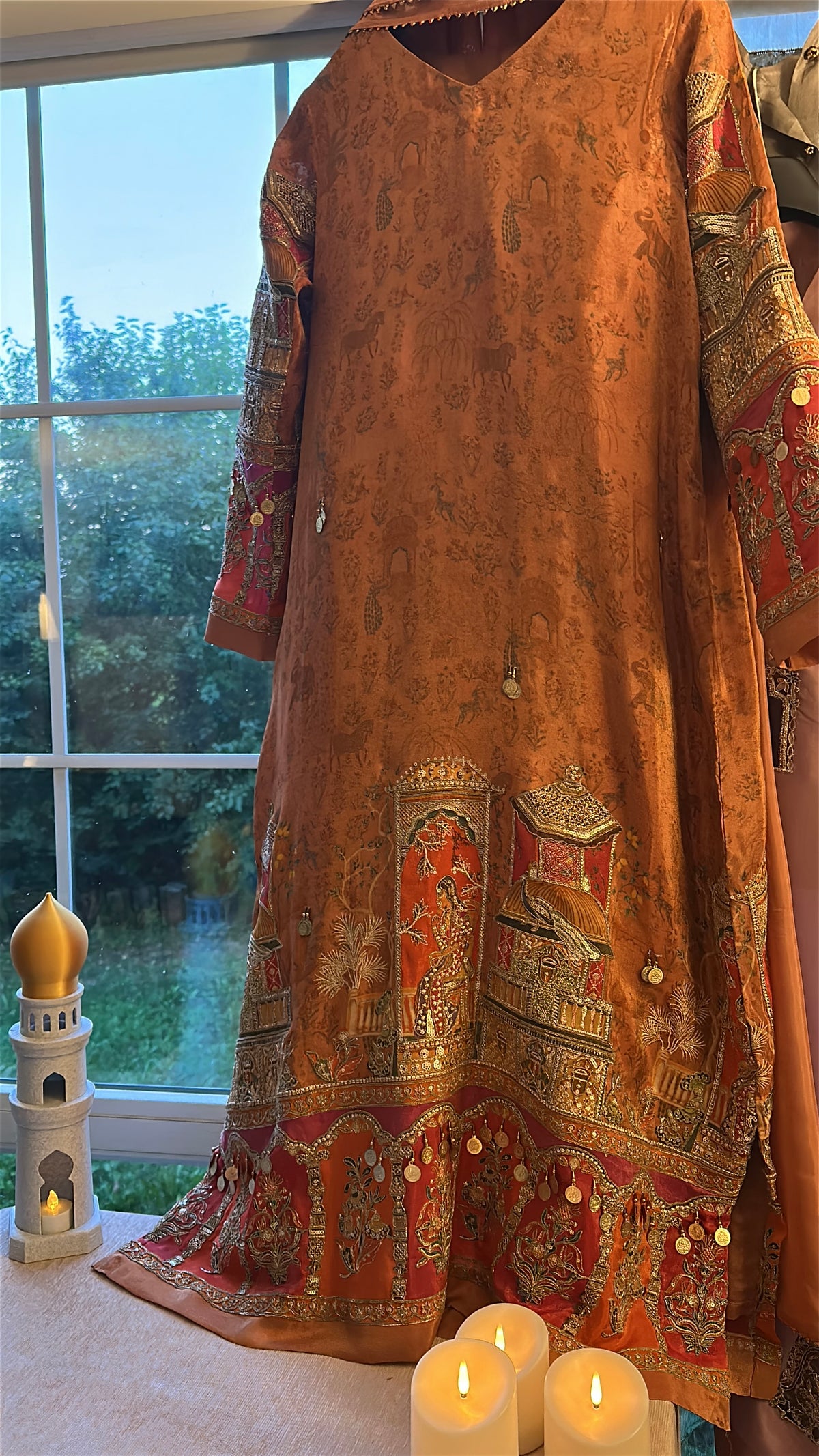 Dastaan-e-Anarkali | Embroidered Kaftan Set