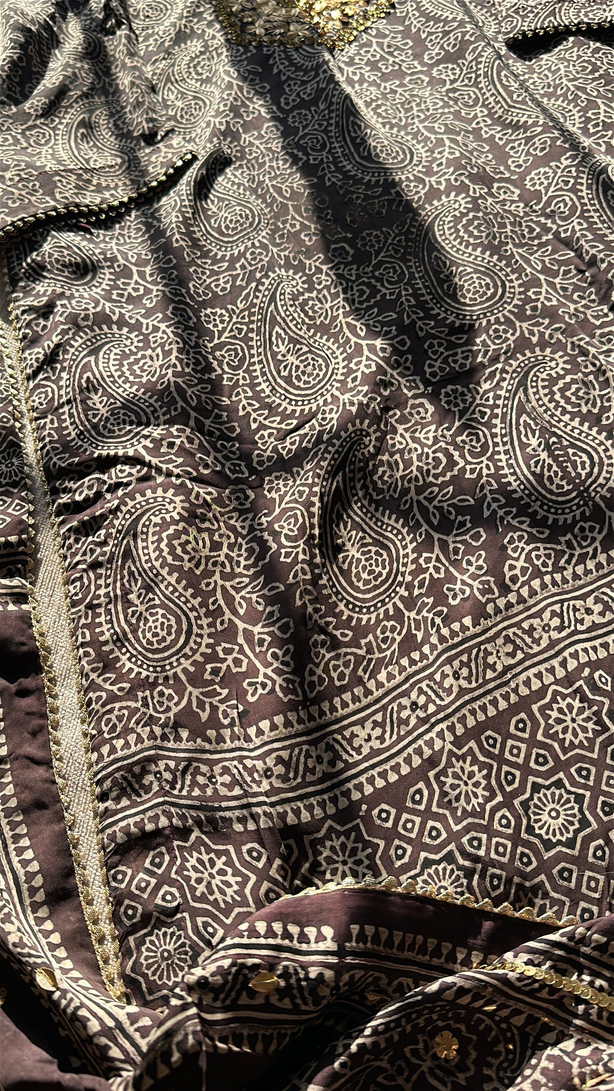 Mulberry Neel Zareen - Organic Ajrak