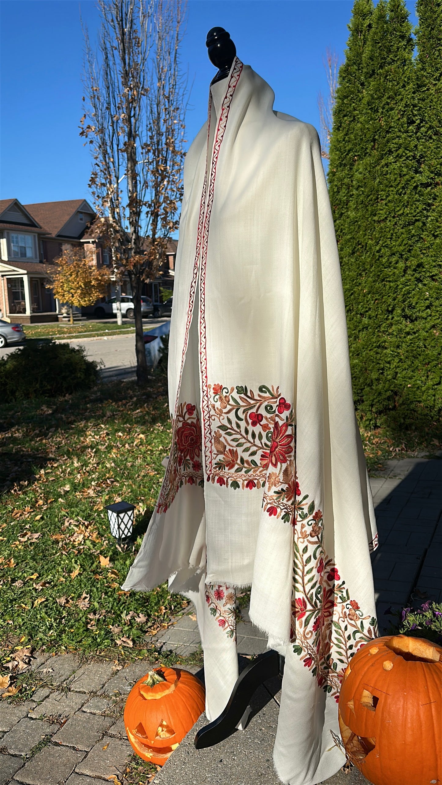 Noor-e-Ivory Shawl – A Whisper of Grace