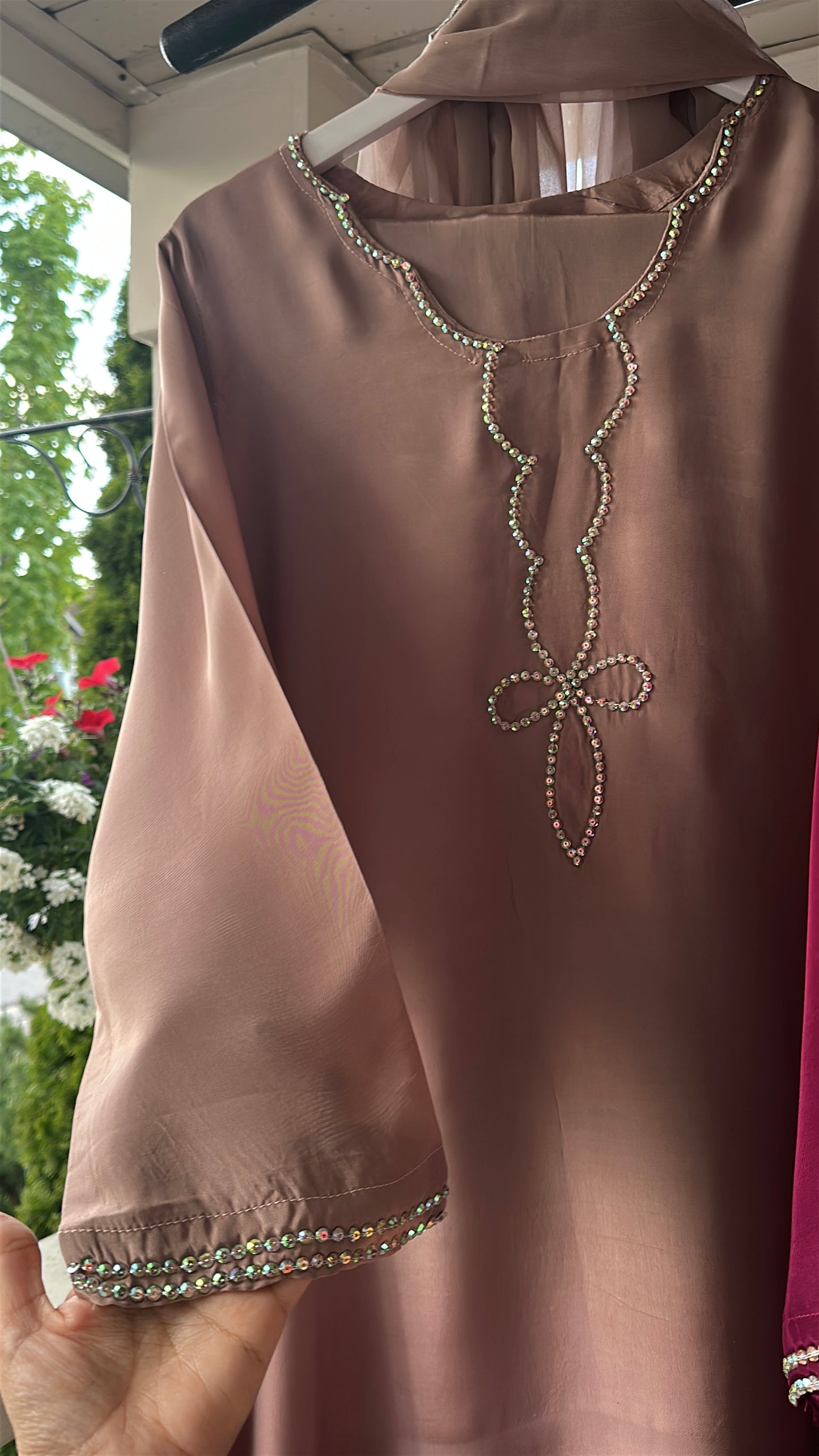 Rosé Veil Élan - kaftan set