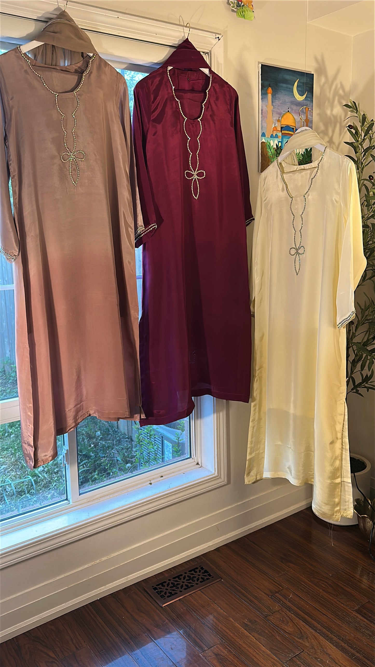 Mulberry Flame Élan - Kaftan set