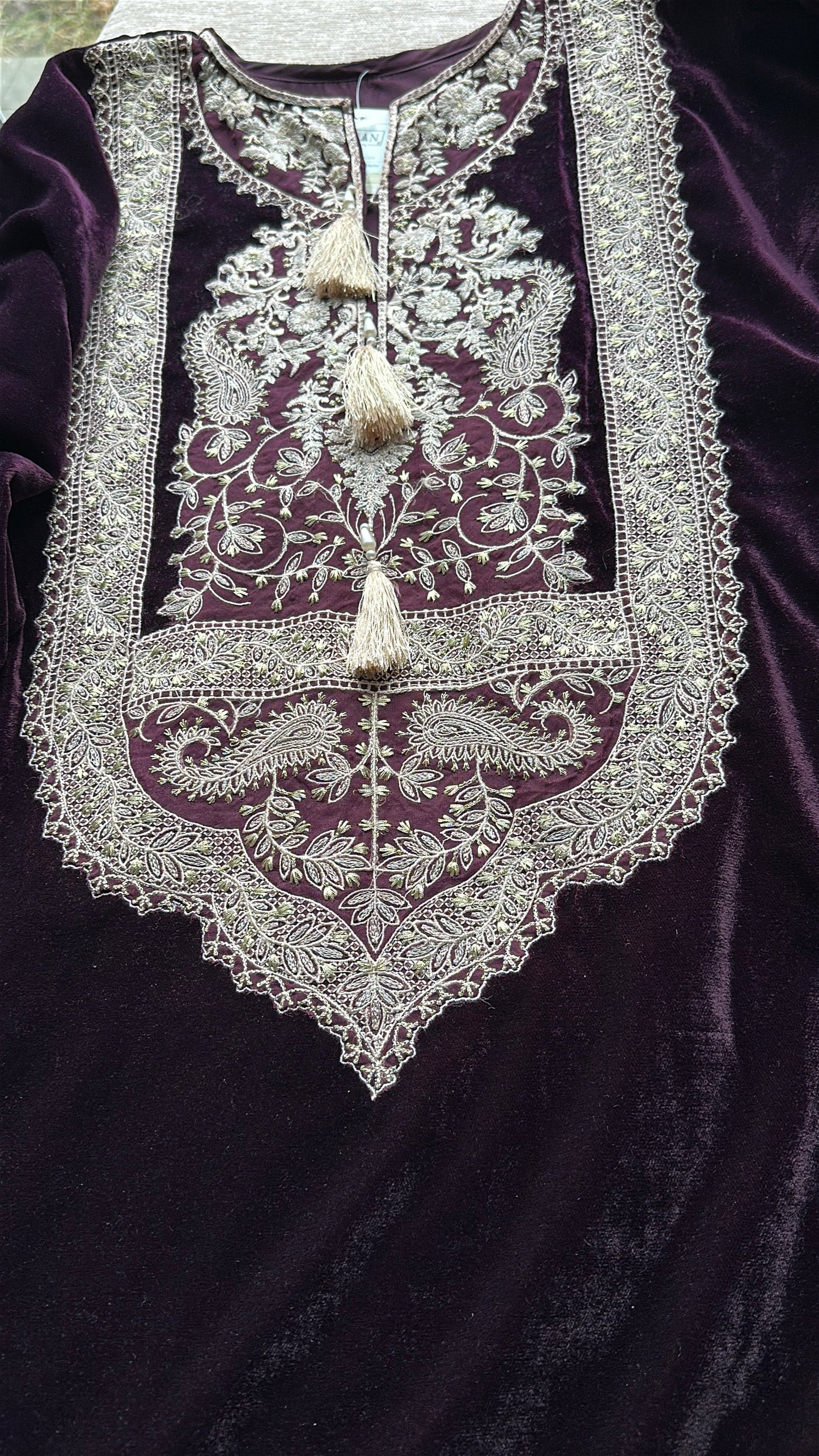 Mulberry Plum Kaftan – Velvet Evening Grace