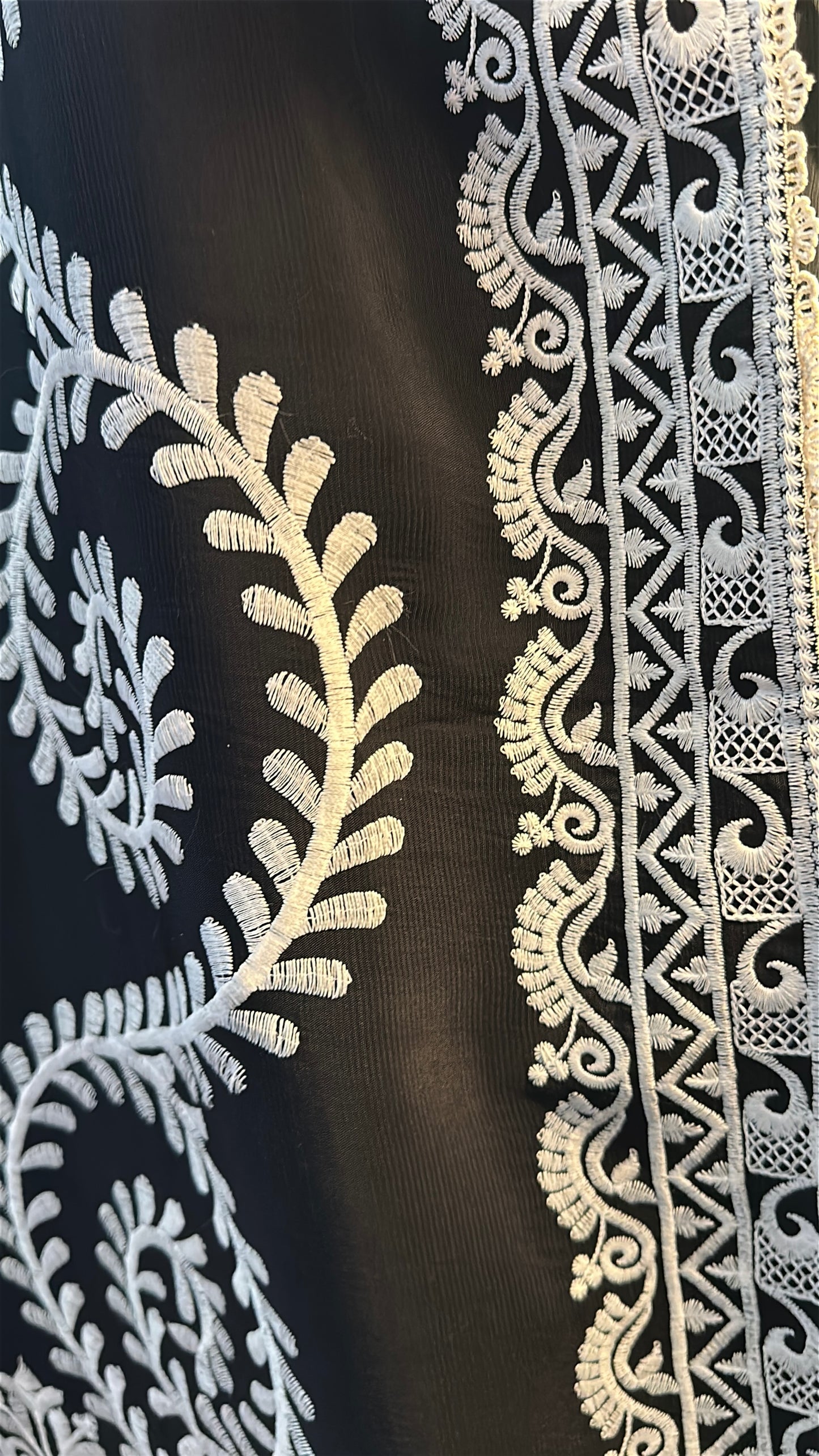 Noir Kashmira – Timeless Elegance in Raw Silk