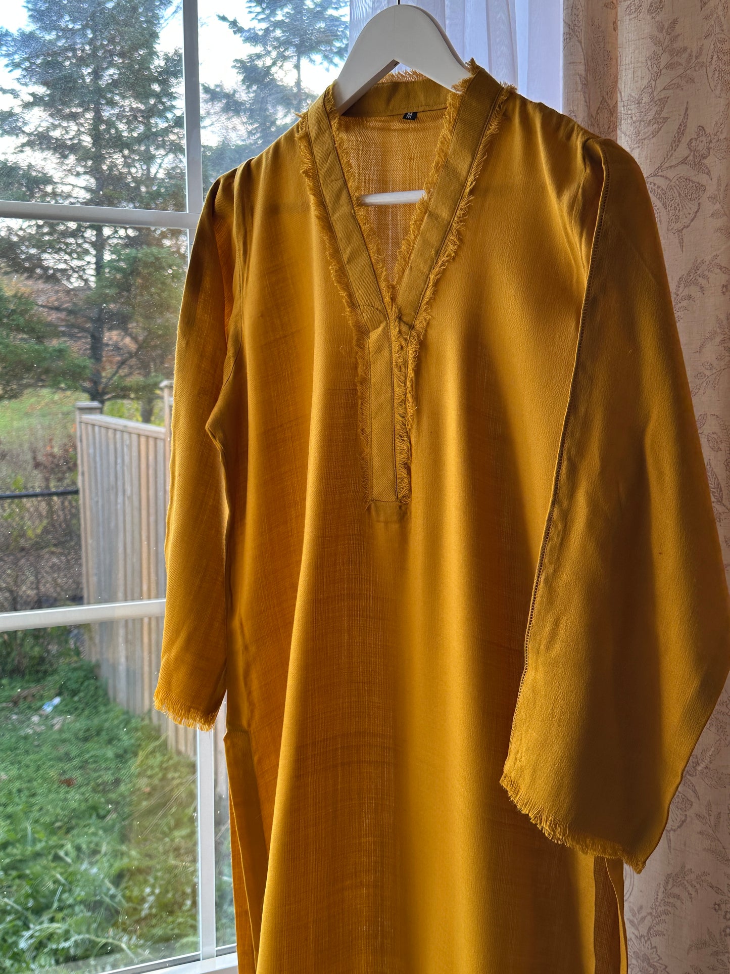 Marigold – Pashmina Cord Set (Mustard Yellow)