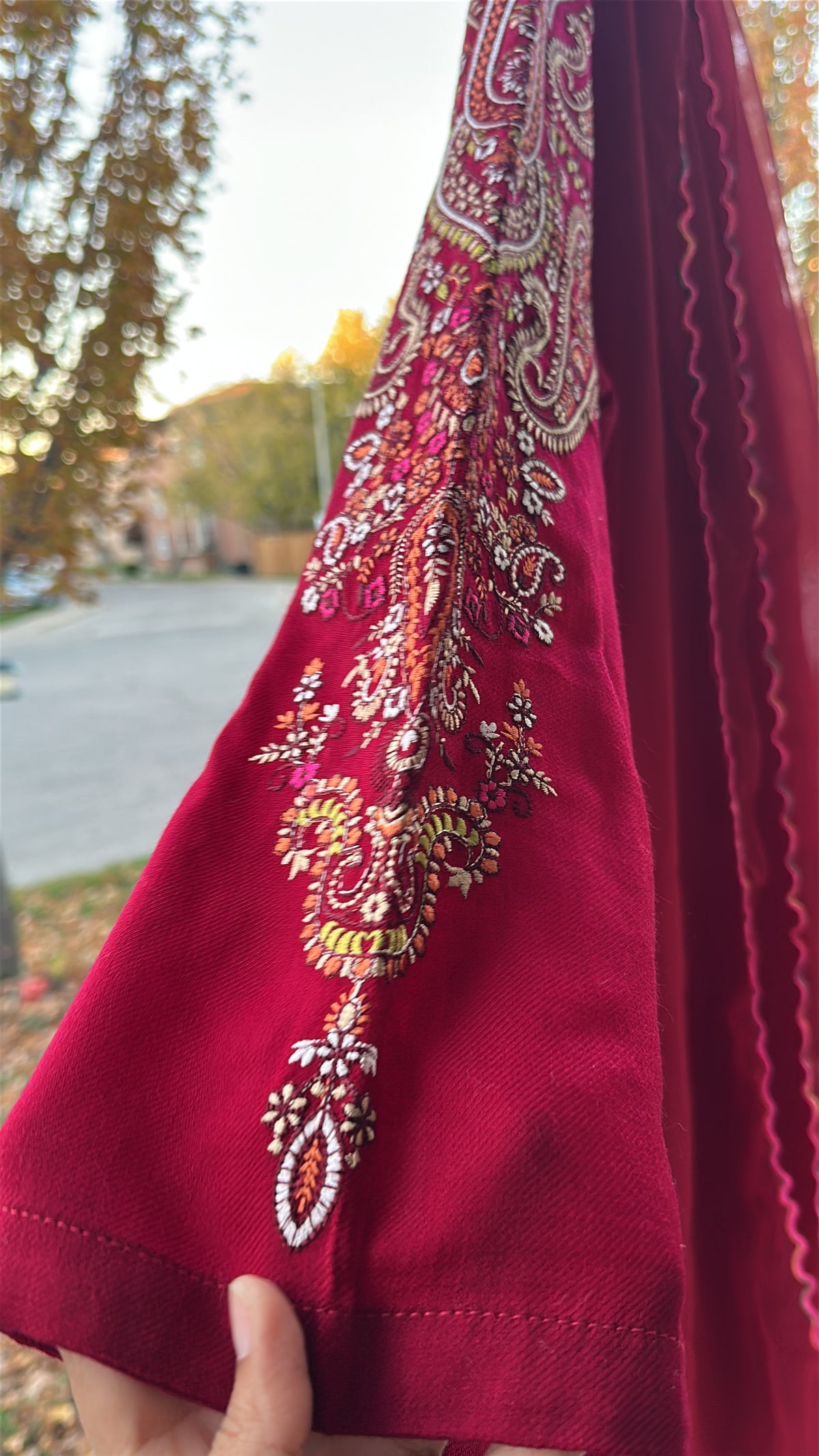 Ruby Rose / Pure Pashmina Kashmira — 3-Piece Set