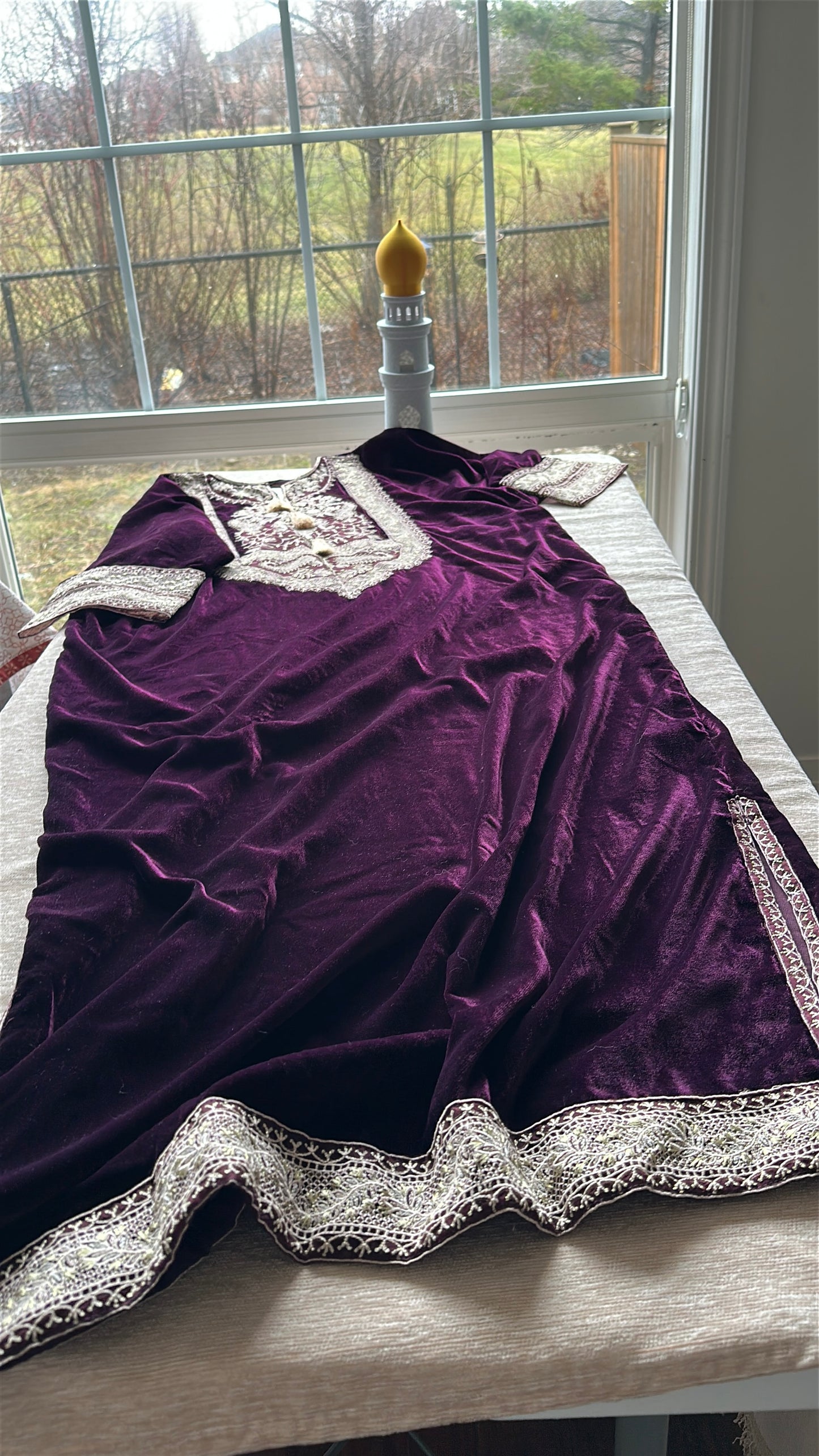 Mulberry Plum Kaftan – Velvet Evening Grace