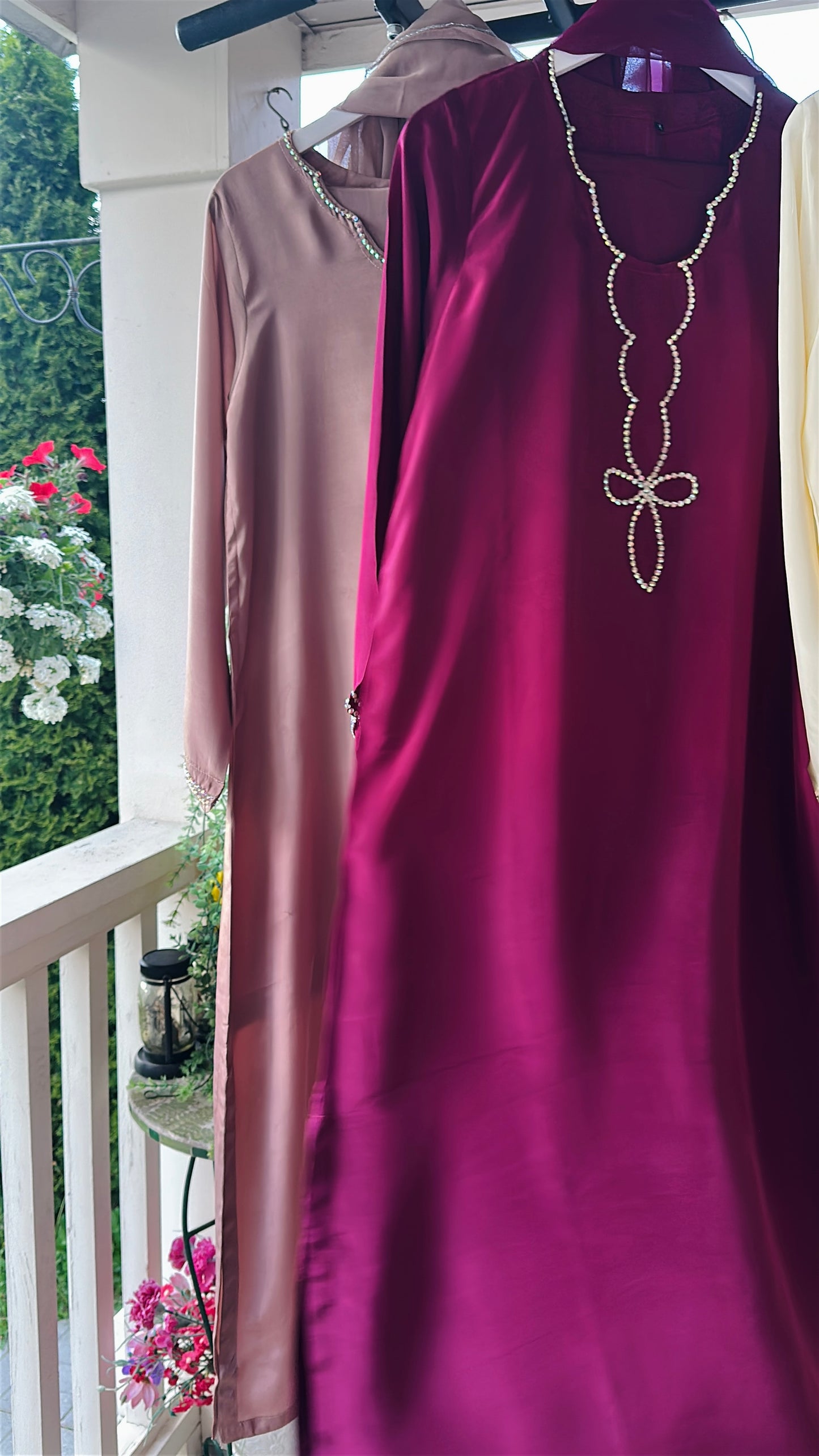 Mulberry Flame Élan - Kaftan set