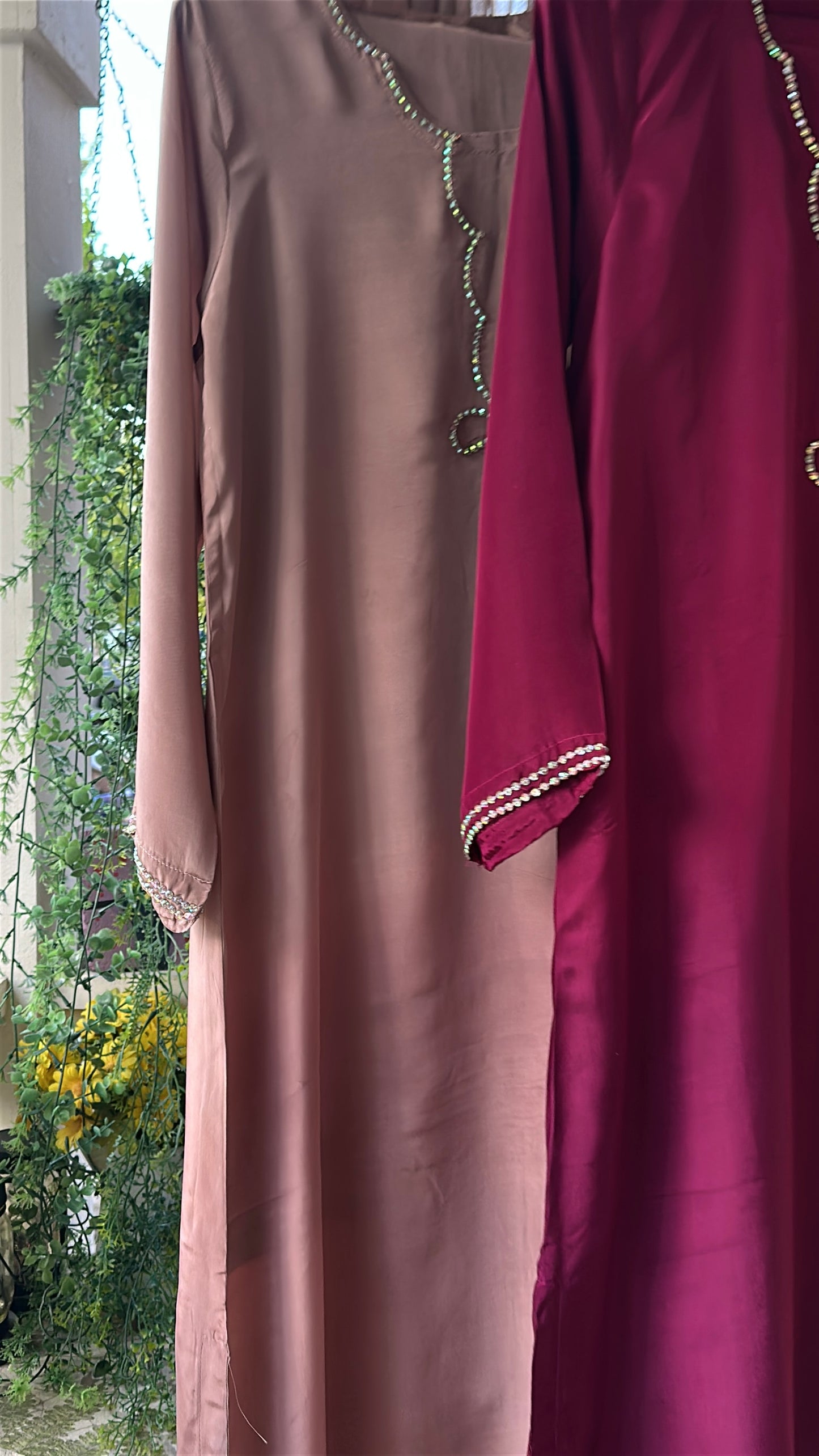 Mulberry Flame Élan - Kaftan set