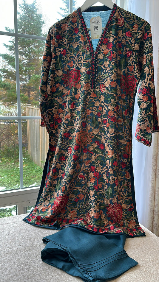 Gulnaar-e-Teal – 2 Piece Set