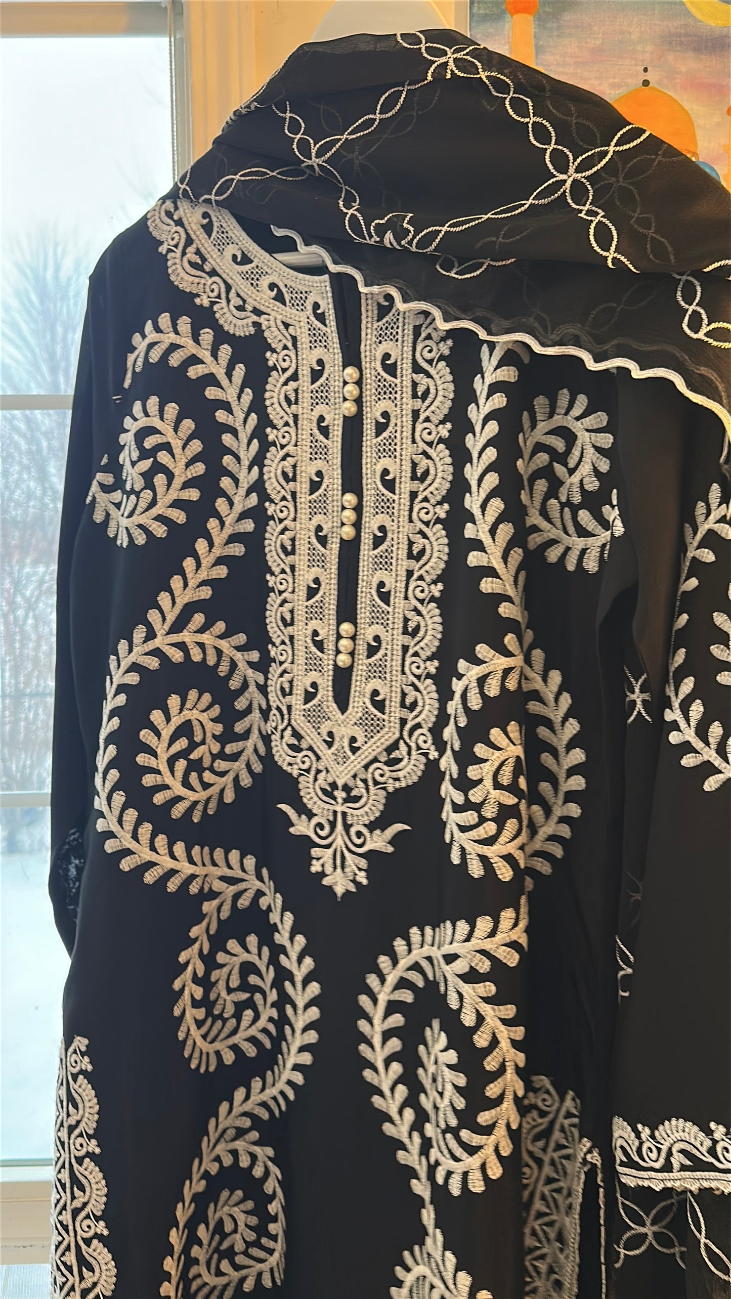 Noir Kashmira – Timeless Elegance in Raw Silk