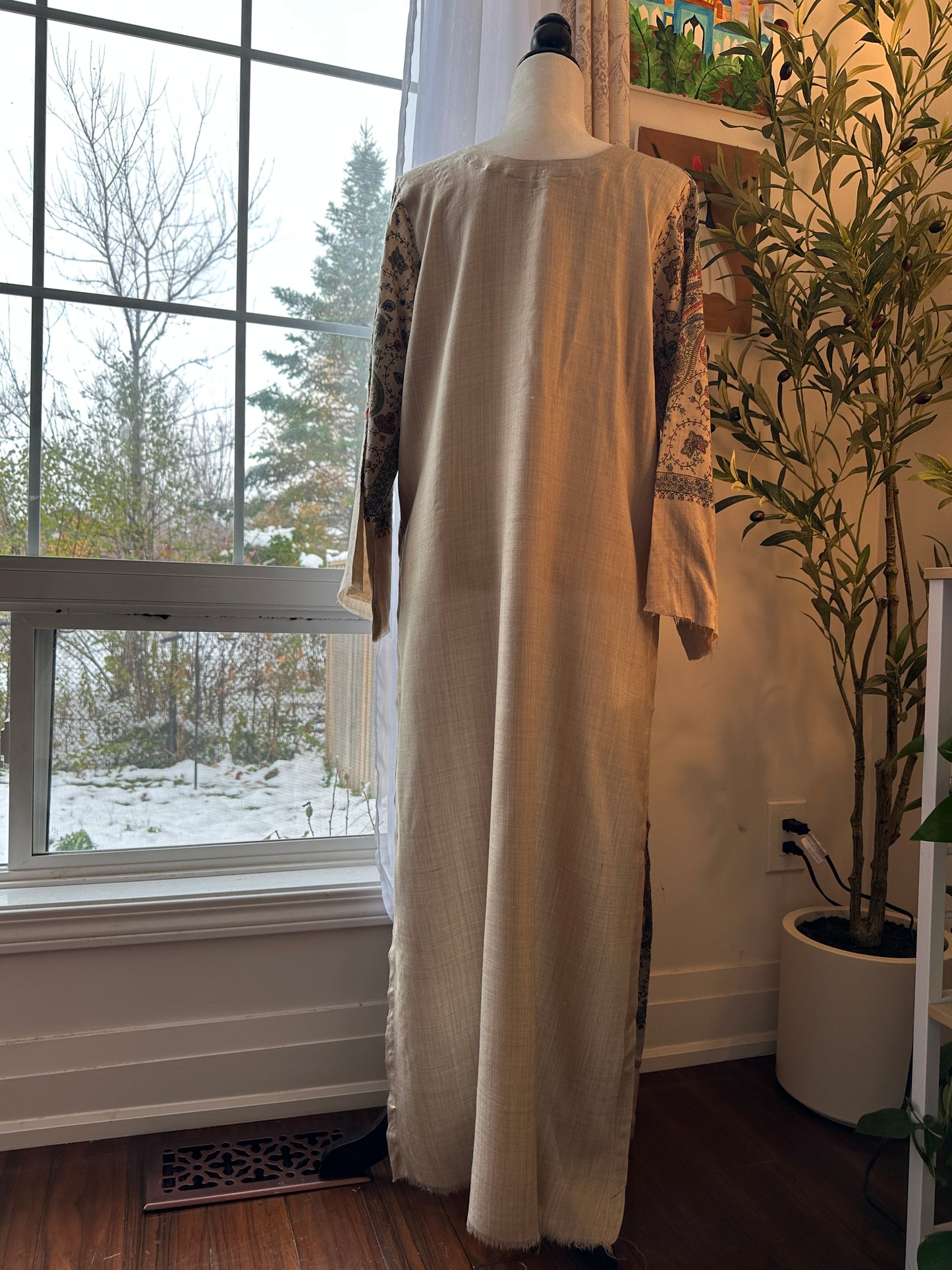 Bagh-e-Kalam – Kalamkari Shawl Shirt