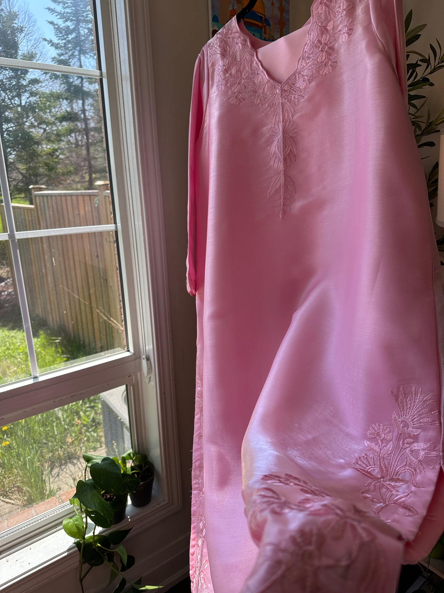 Rose Mist Élan – 2-Piece Kaftan Set