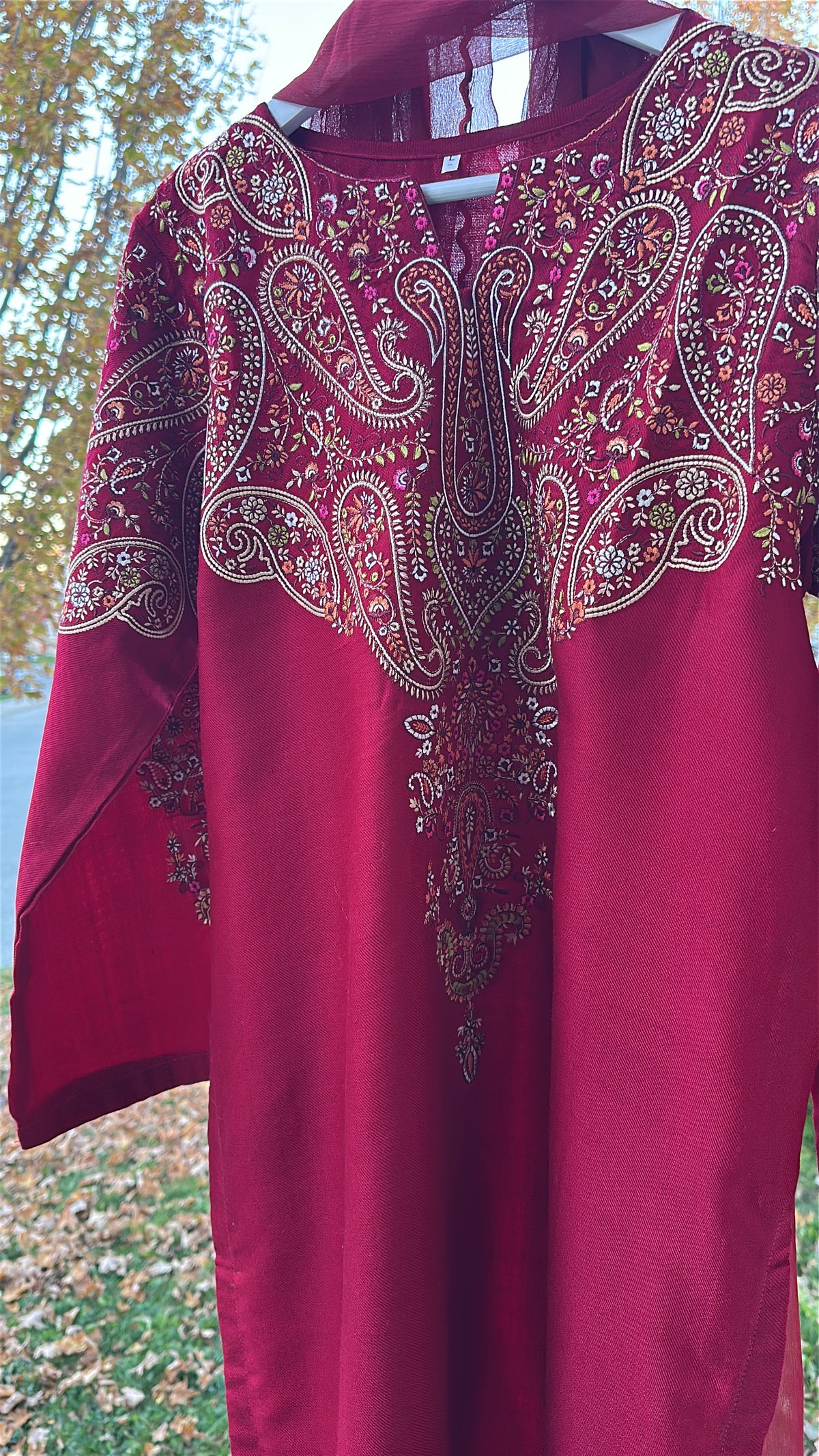 Ruby Rose / Pure Pashmina Kashmira — 3-Piece Set