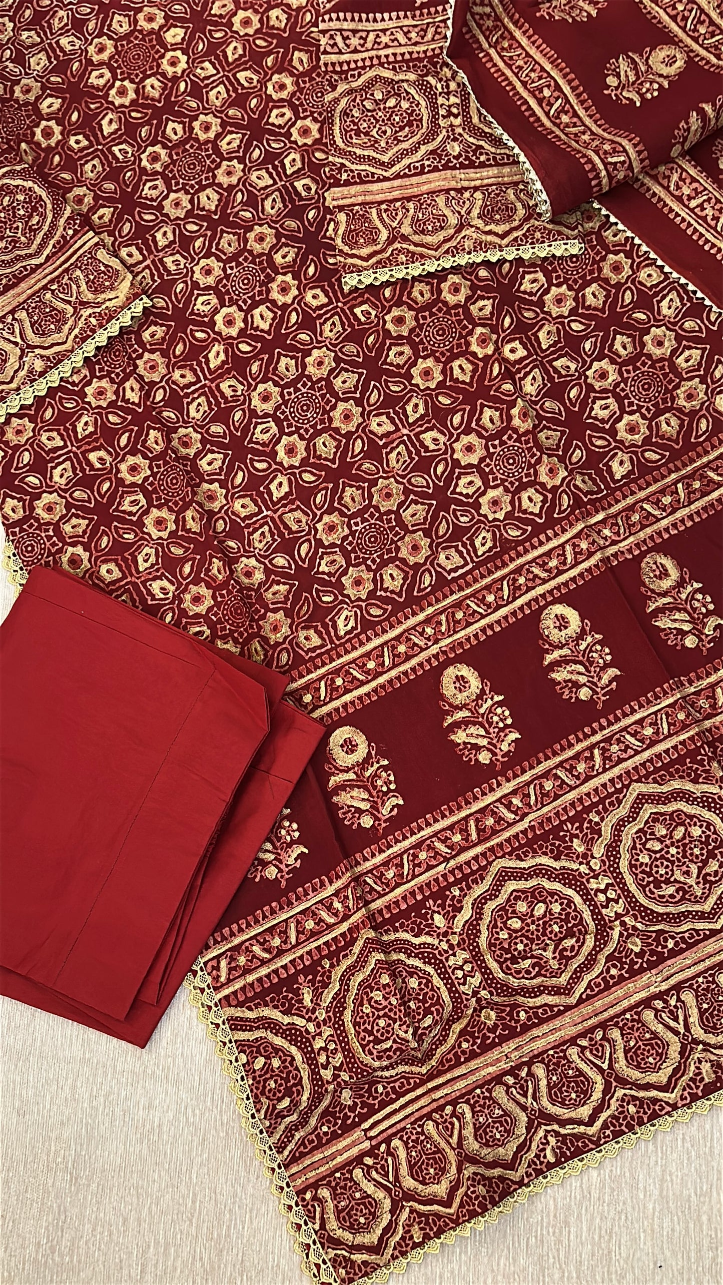 Rang-e-Zar - The Heritage Ajrak Collection