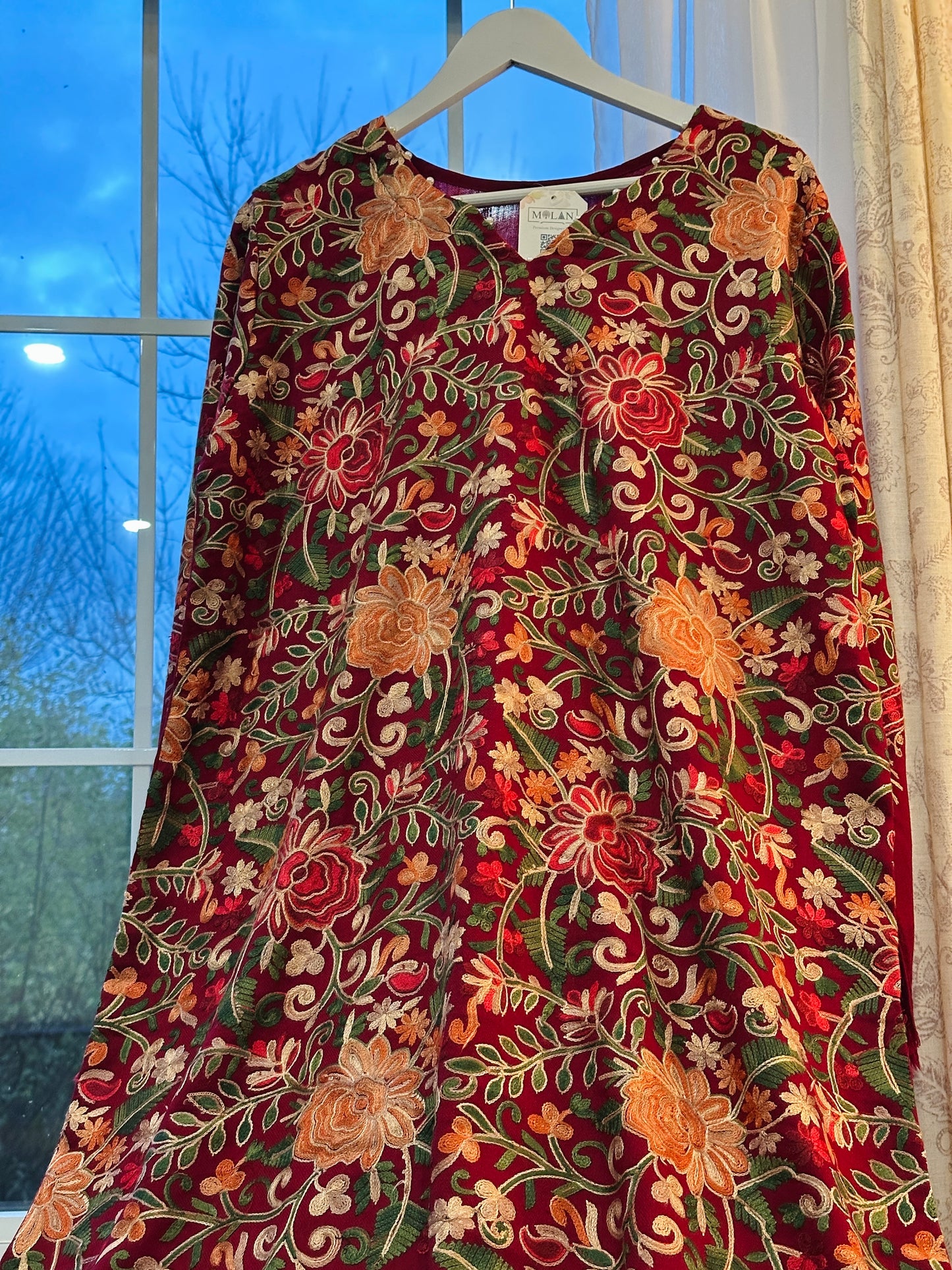 Gul-e-Laal – Heritage Shawl Shirt  Series