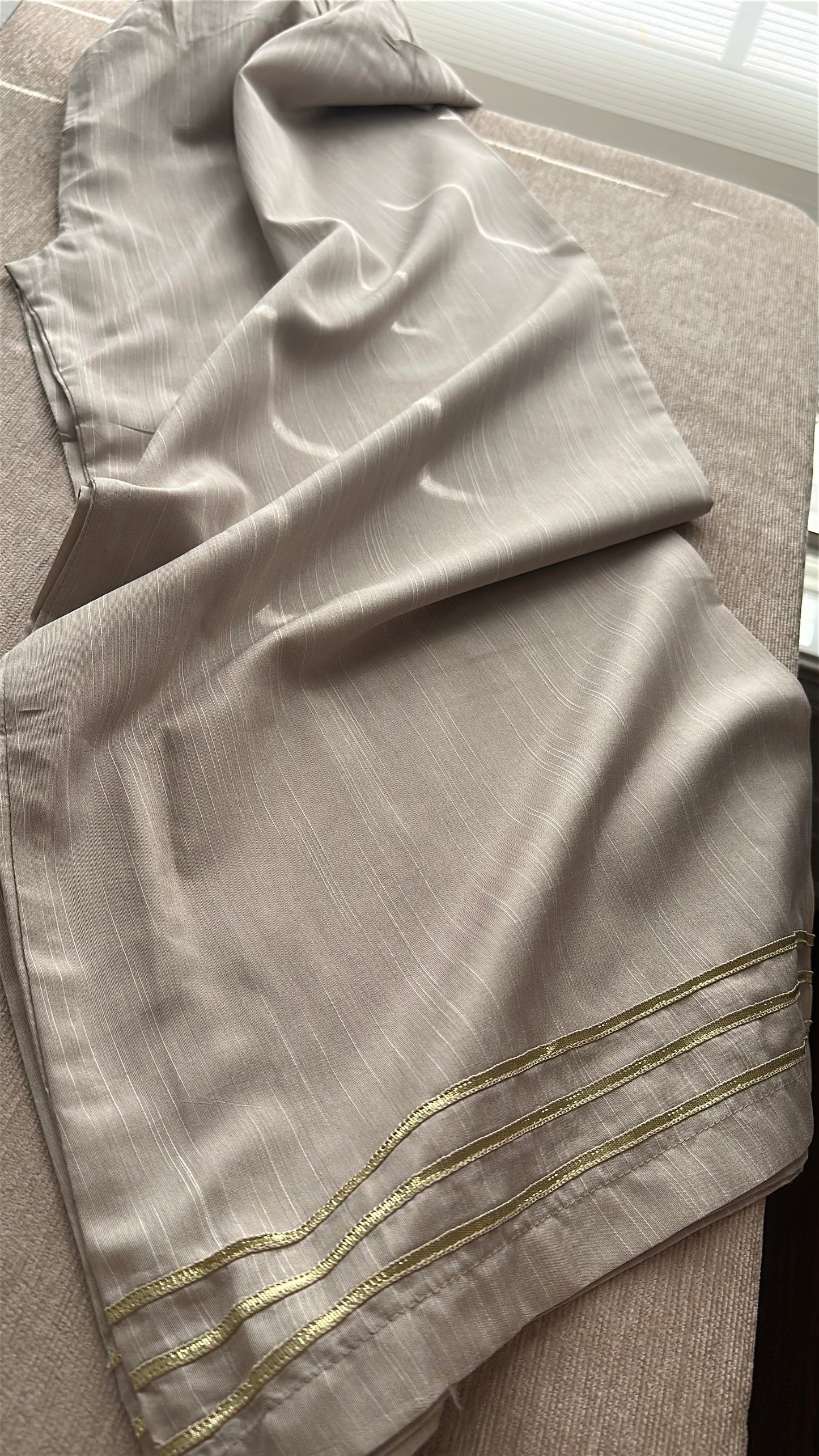 Mink Feroza Élan — Luxury Embellished Chiffon 3-Piece