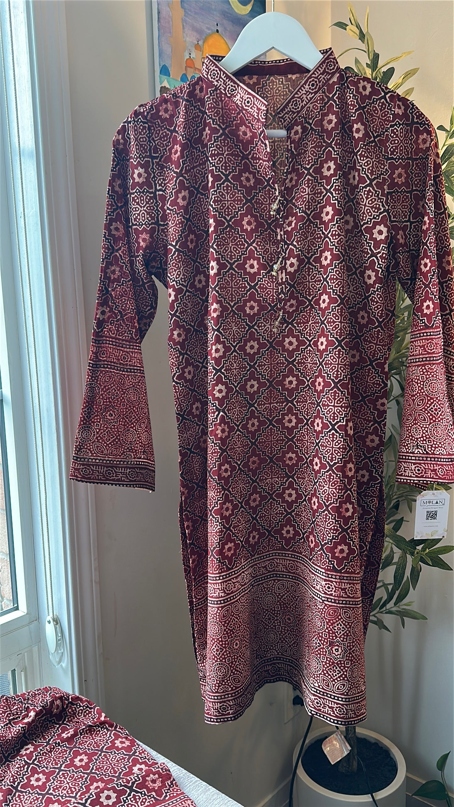 Indus Bloom Co-ord – Ajrak Heritage