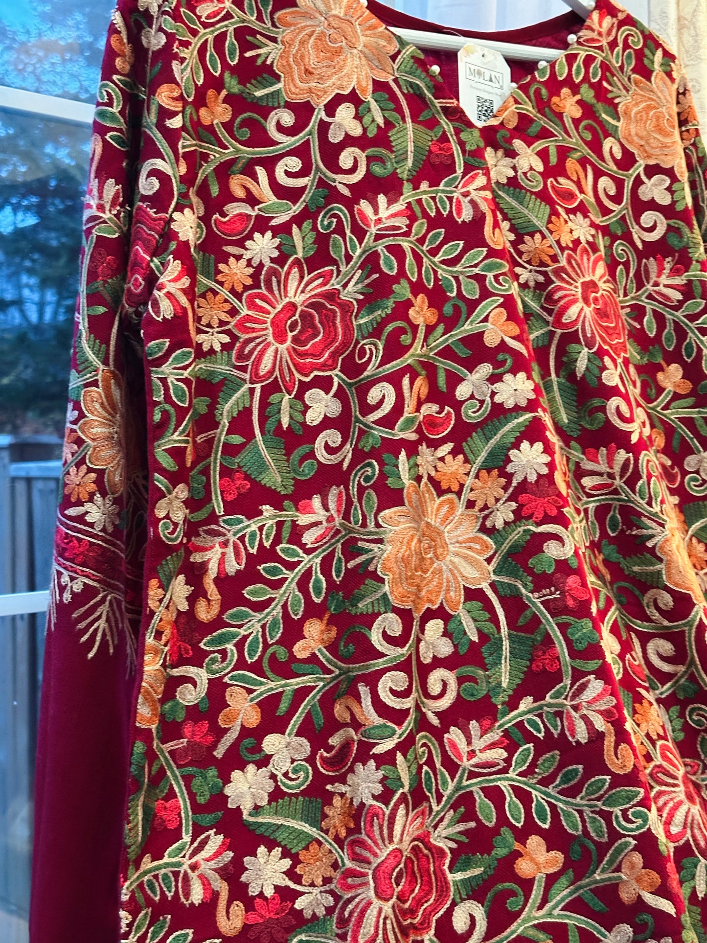 Gul-e-Laal – Heritage Shawl Shirt  Series