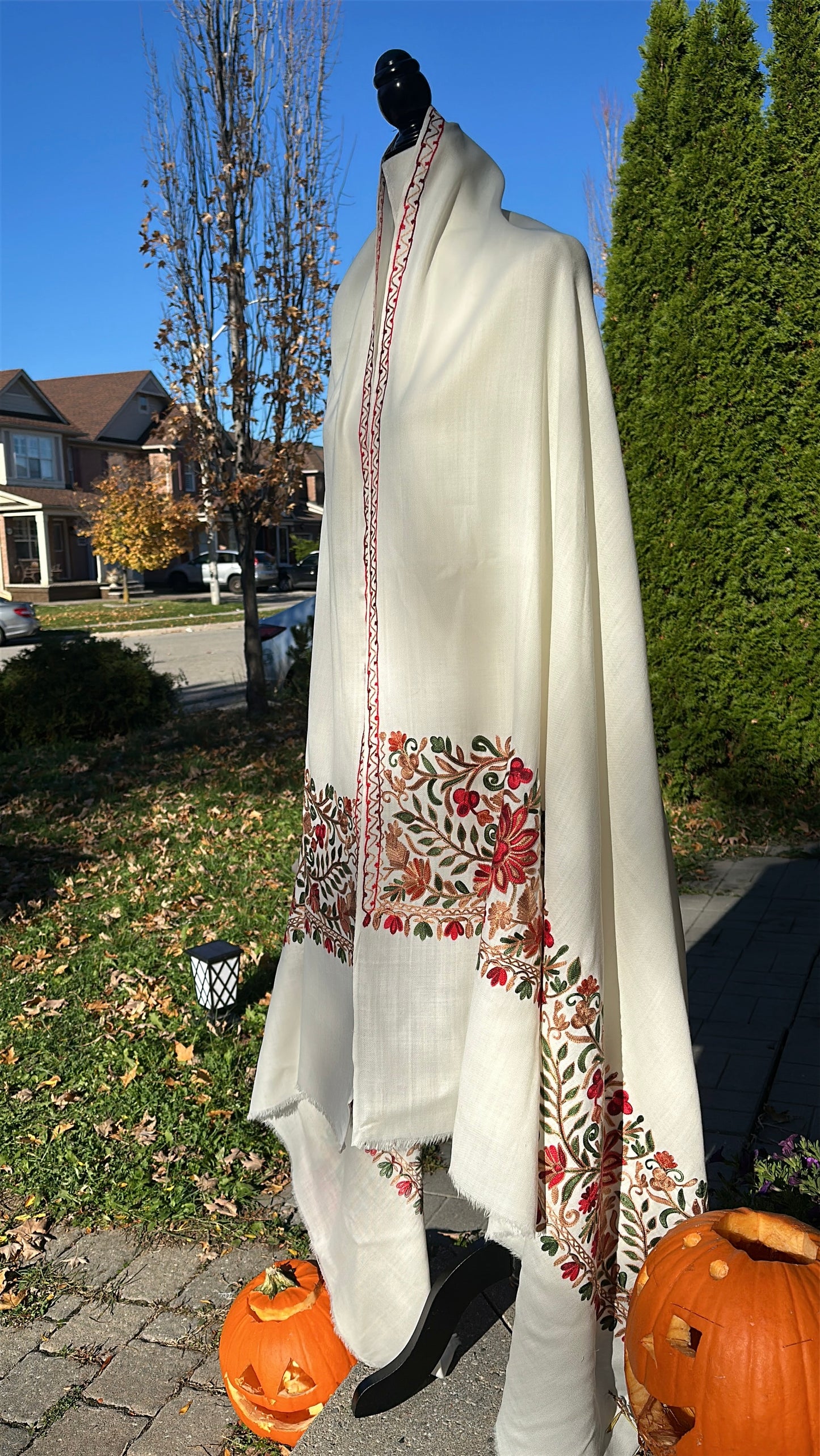 Noor-e-Ivory Shawl – A Whisper of Grace