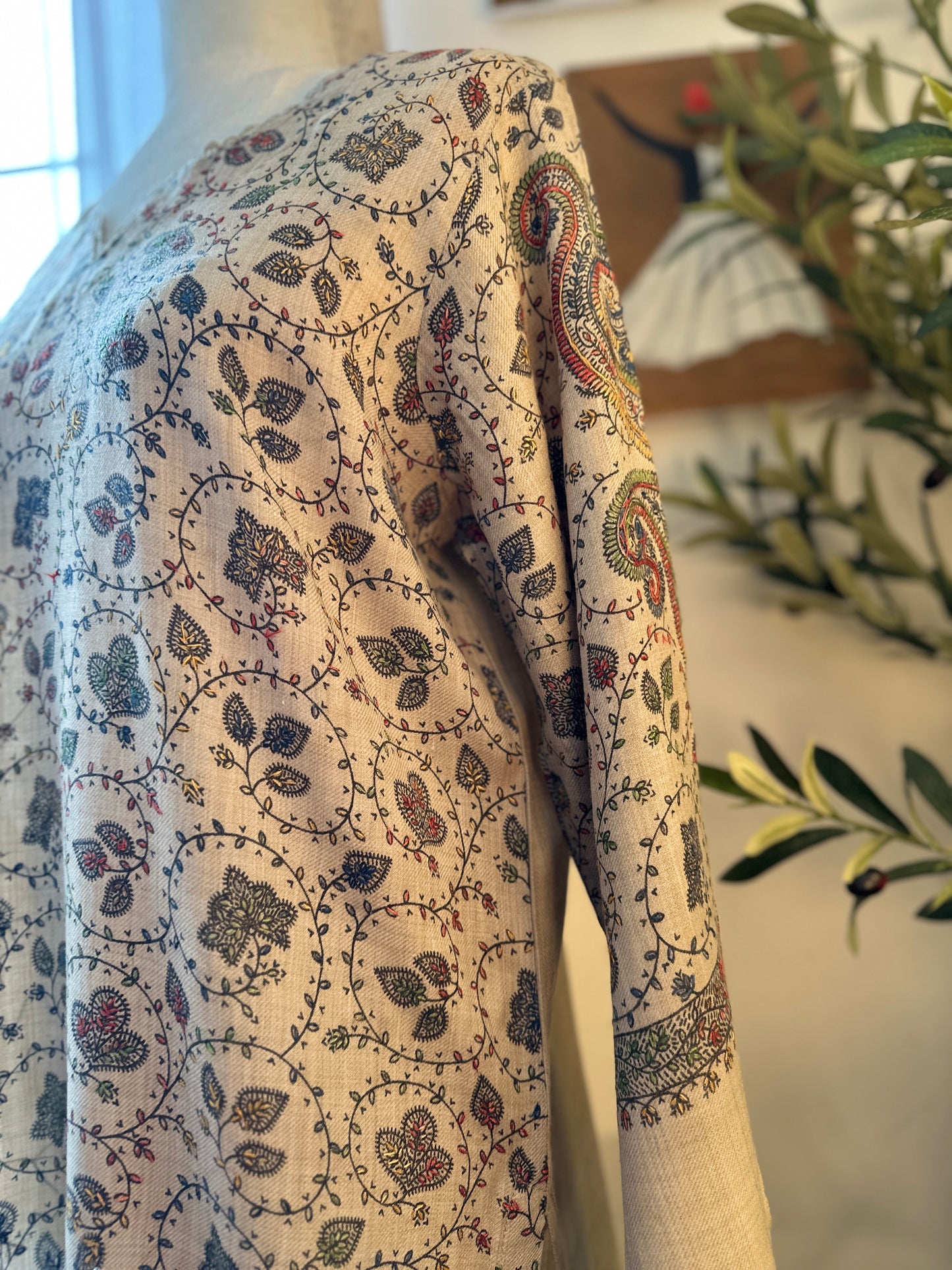 Bagh-e-Kalam – Kalamkari Shawl Shirt