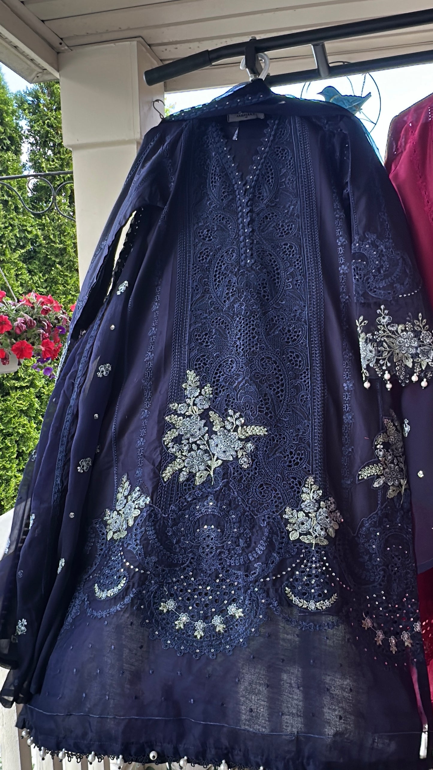 Midnight Noor — Chikan Kari Luxe Collection