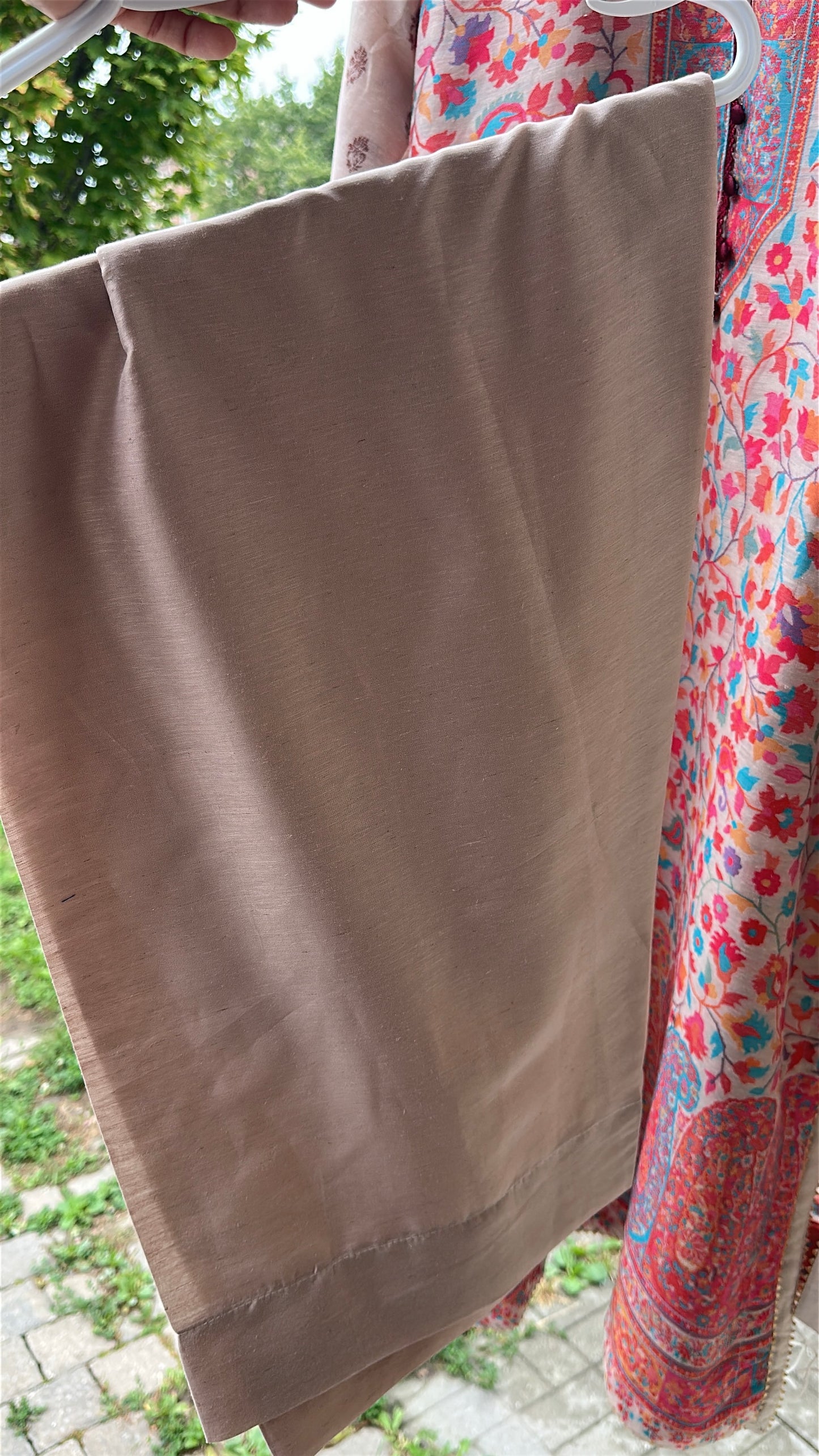 Naqsh-e-Kashmir — Kalamkari Heritage Pashmina Three-Piece Set