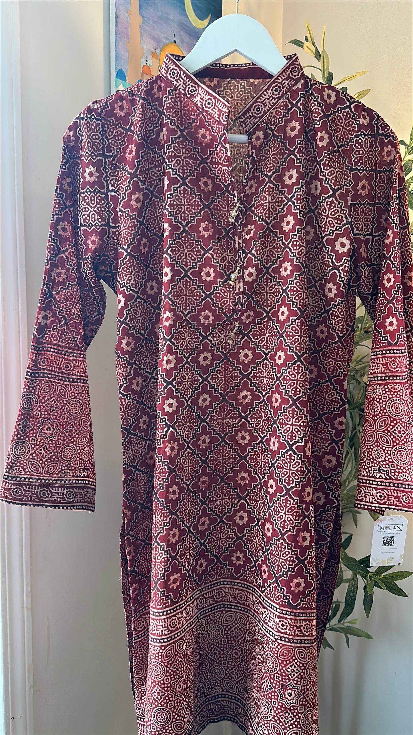 Indus Bloom Co-ord – Ajrak Heritage