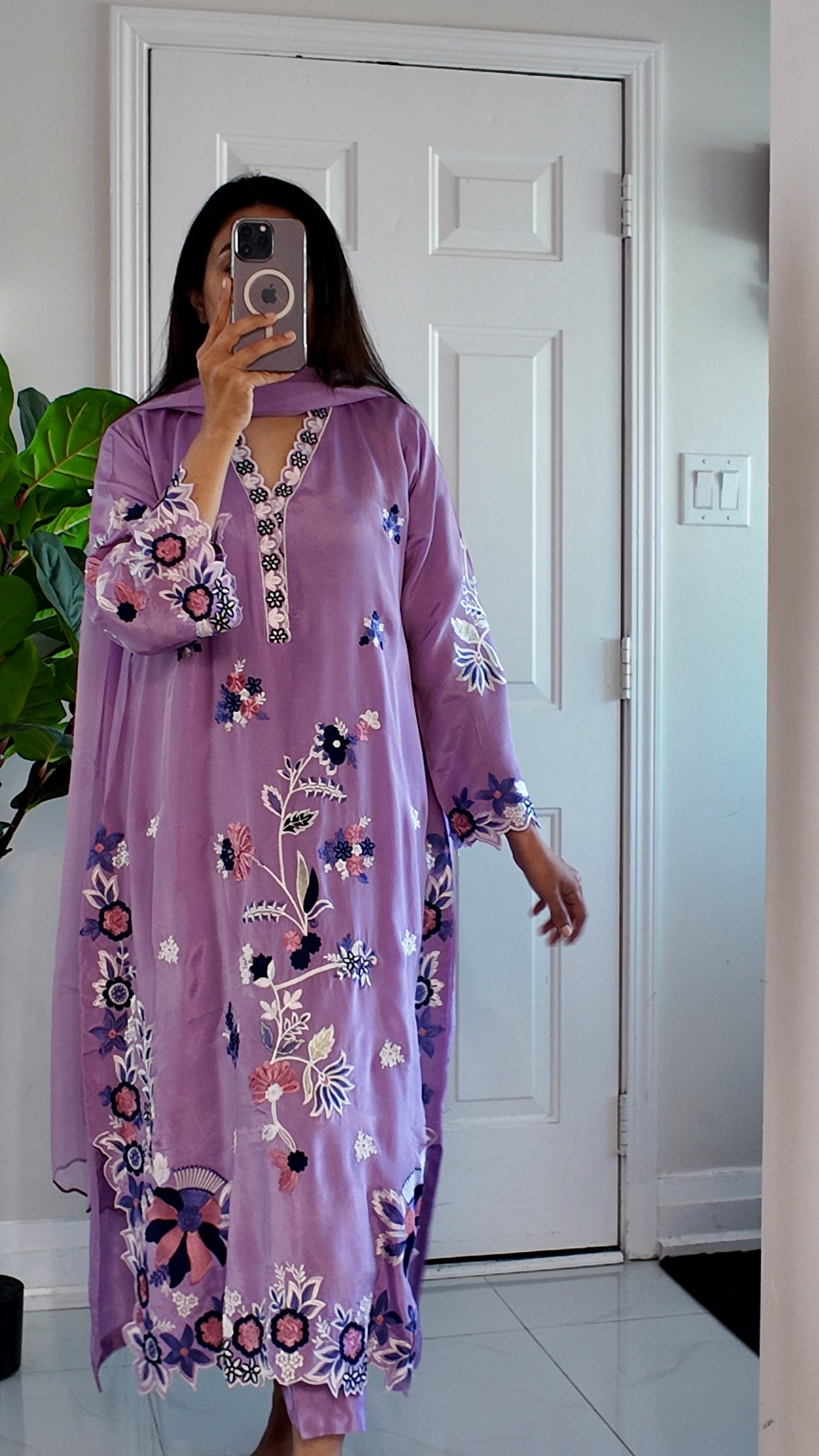 Lavender Veil Élan - kaftan set