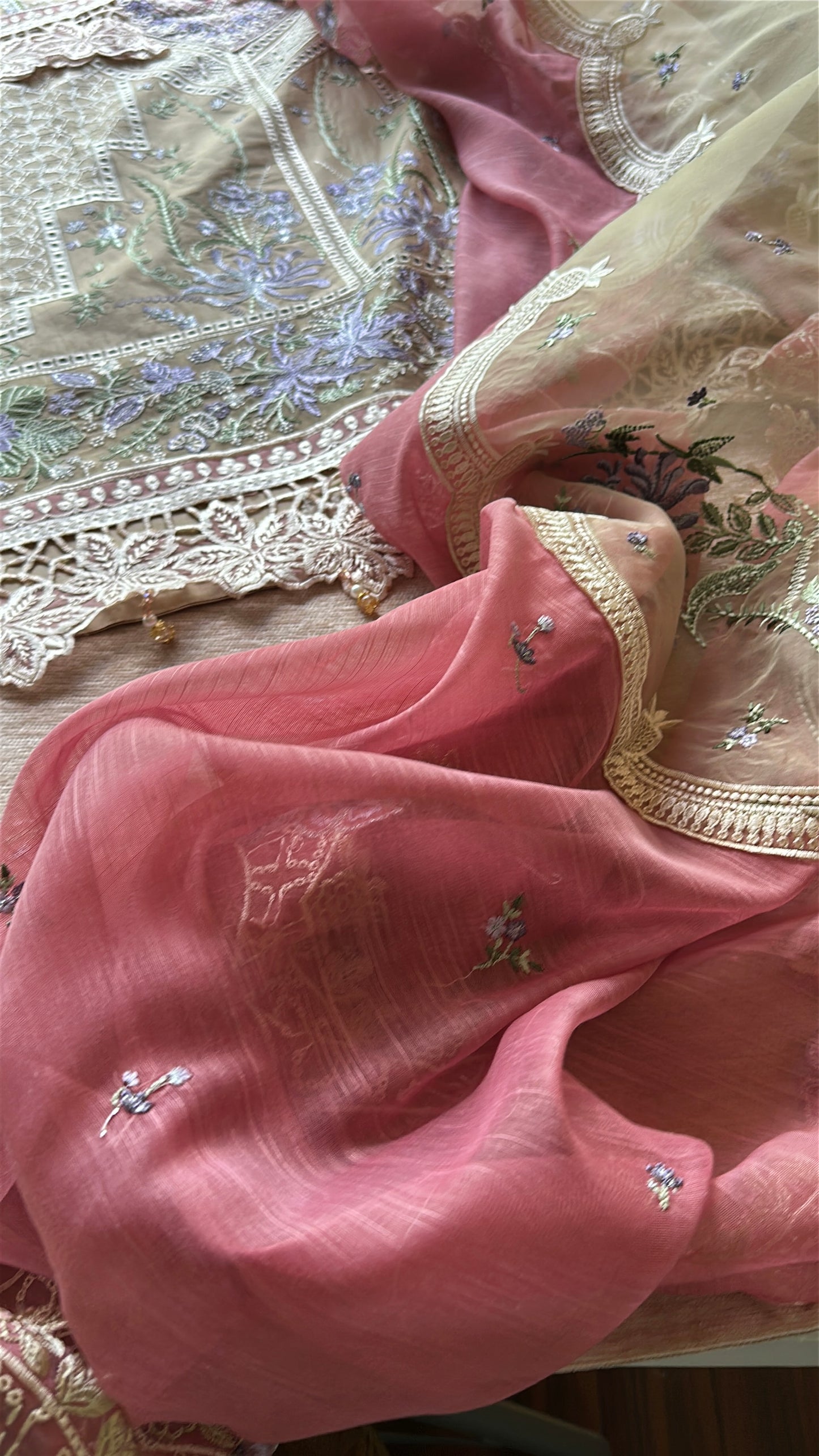 Rosé Dune Élan – 3 Piece Lawn Set