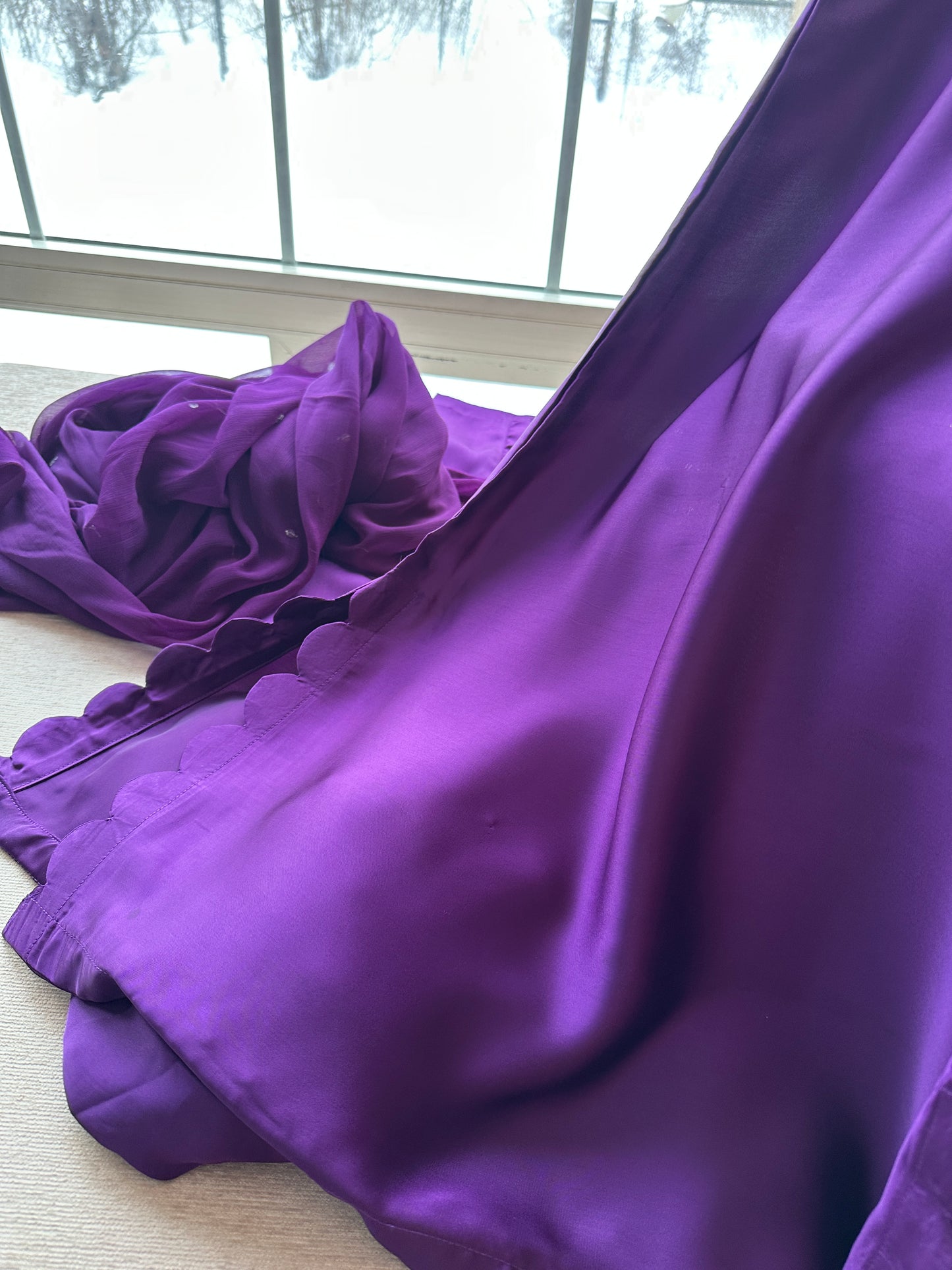 Midnight Plum – The Sequins Dress