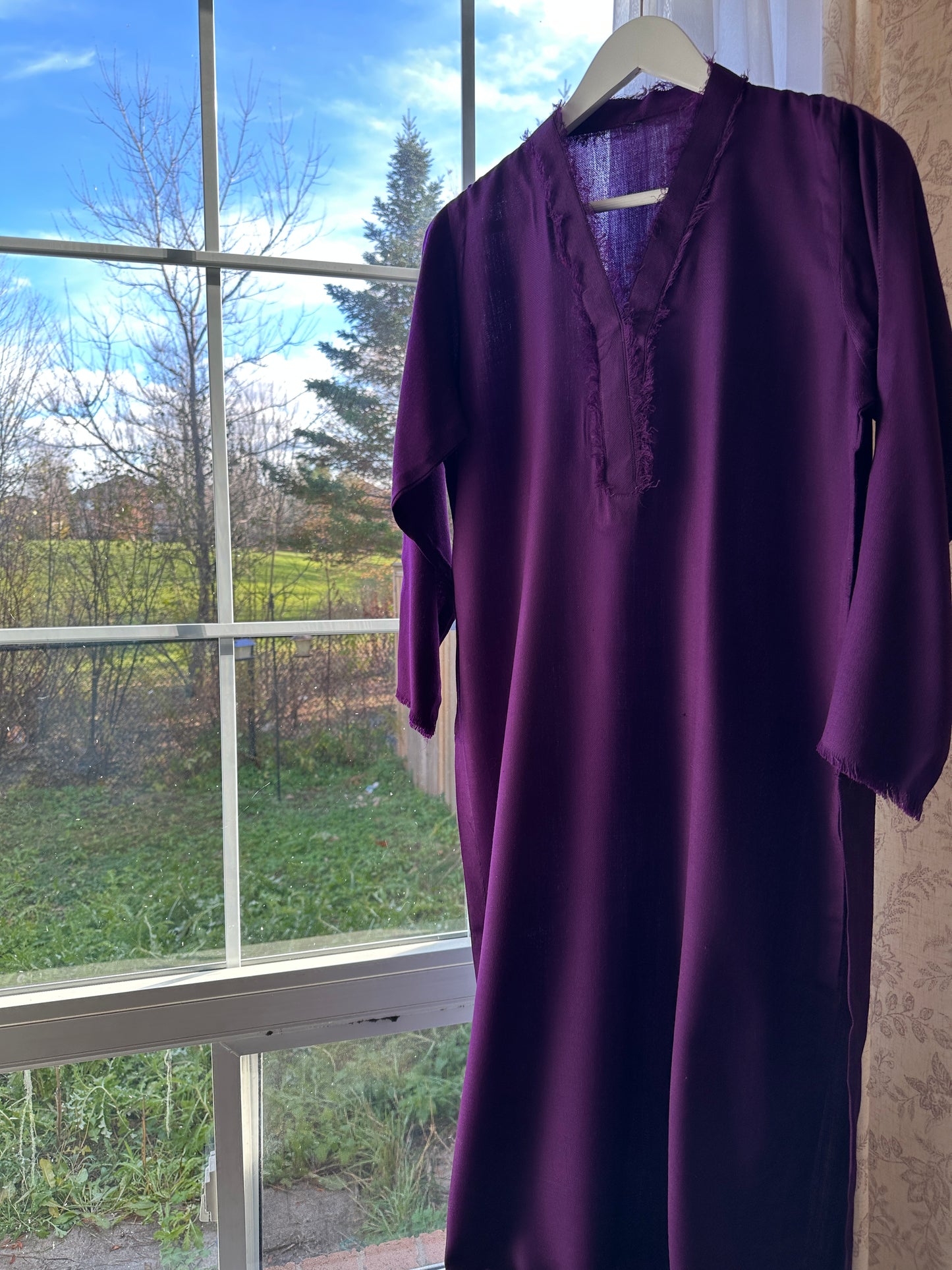 Amethyst Whisper – Pashmina Cord Set (Purple)