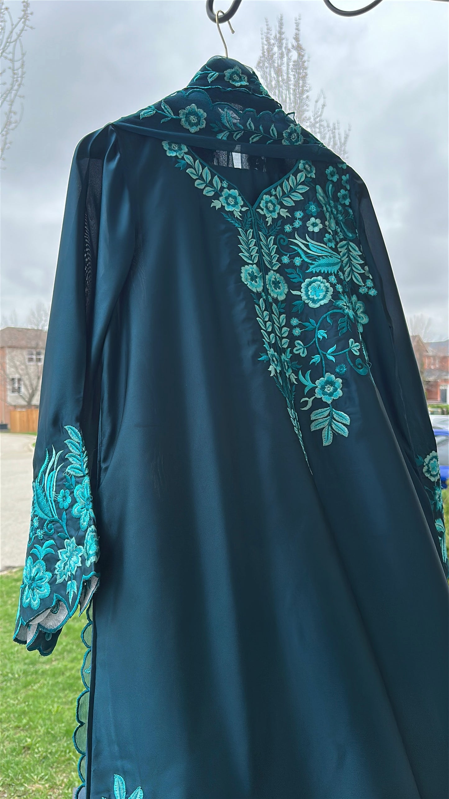 Zamurd Teal Élan - Kaftan Set