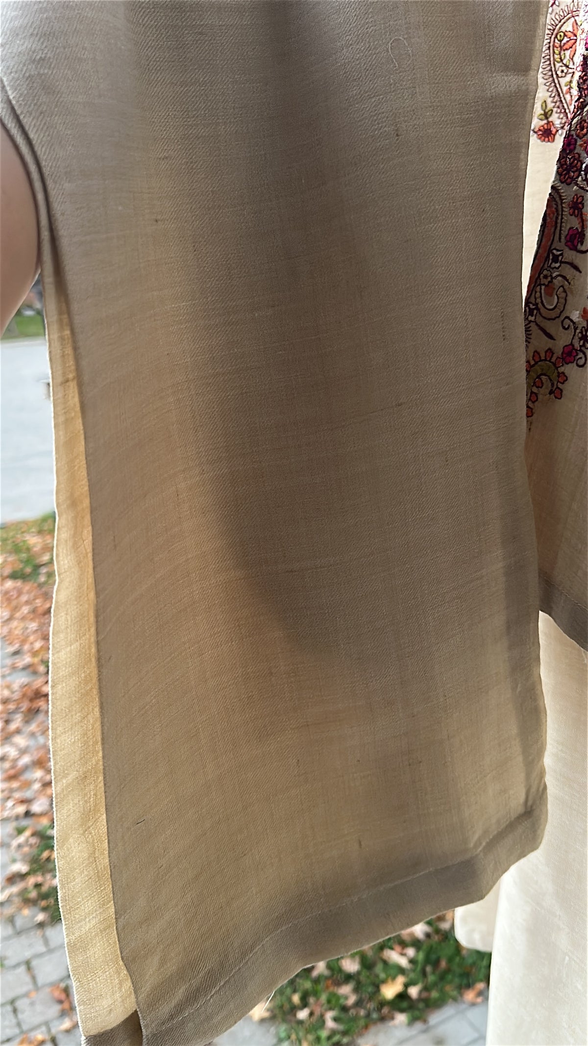 Champagne Rose / Pure Pashmina Kashmira — 3-Piece Set