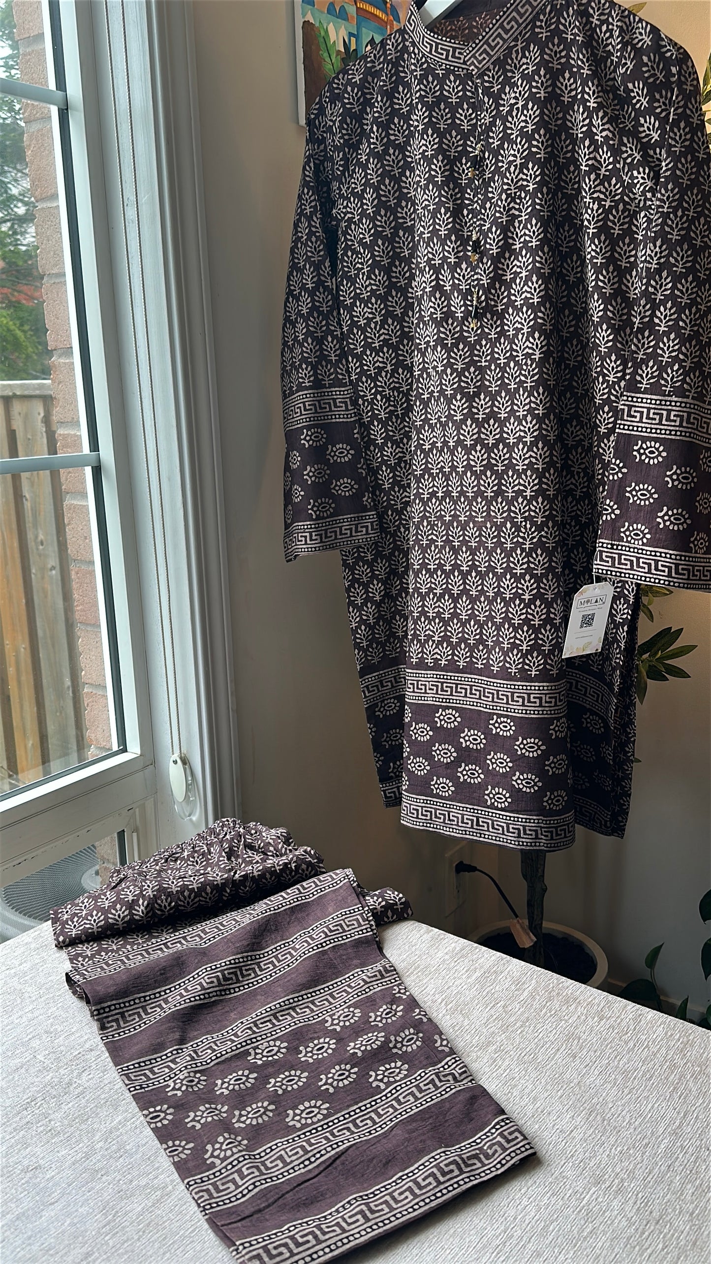 Terra Loom Co-ord – Ajrak Heritage