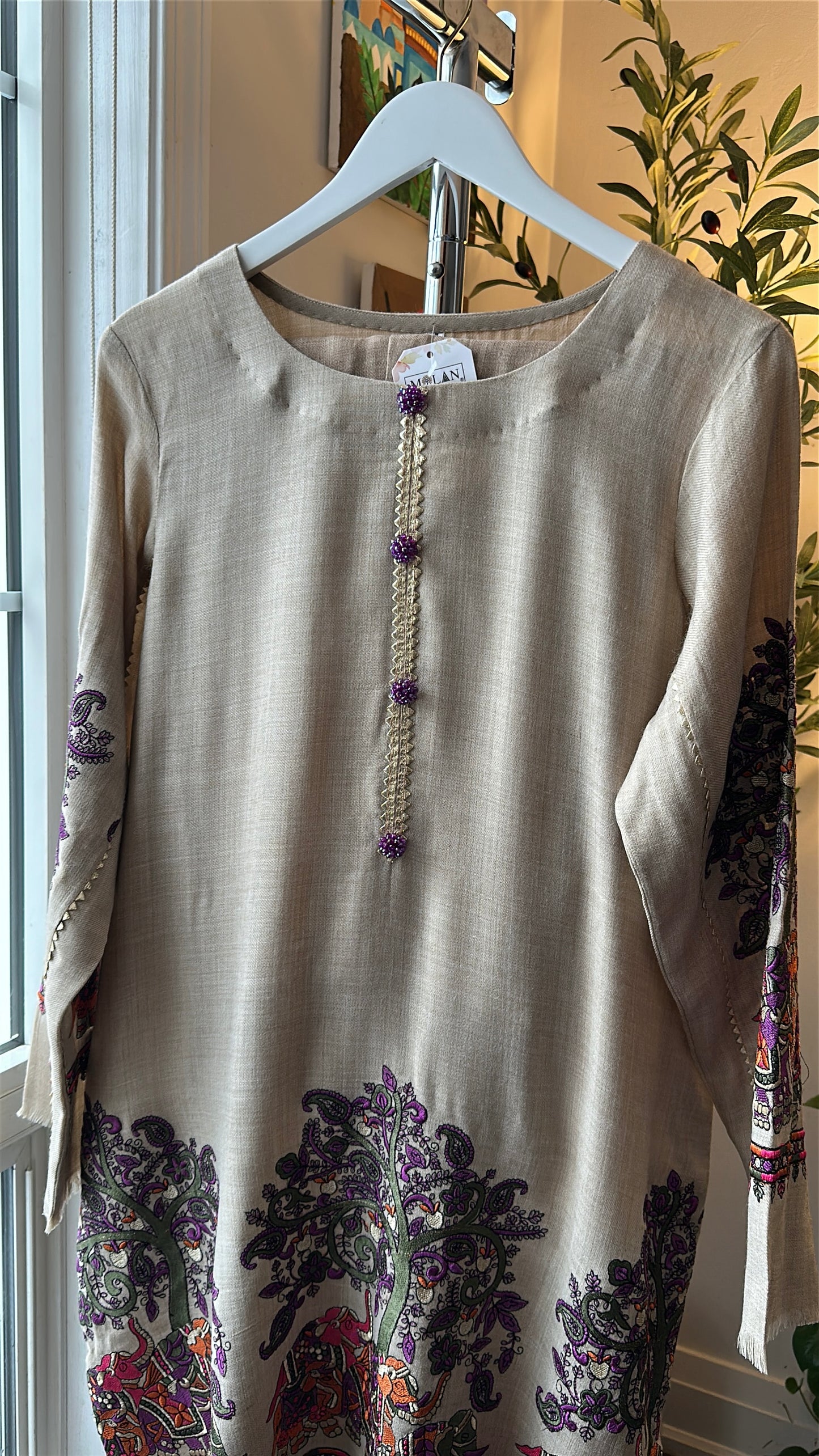 Raqs-e-Jungle – Sandstone Whisper-LahoreCordSet